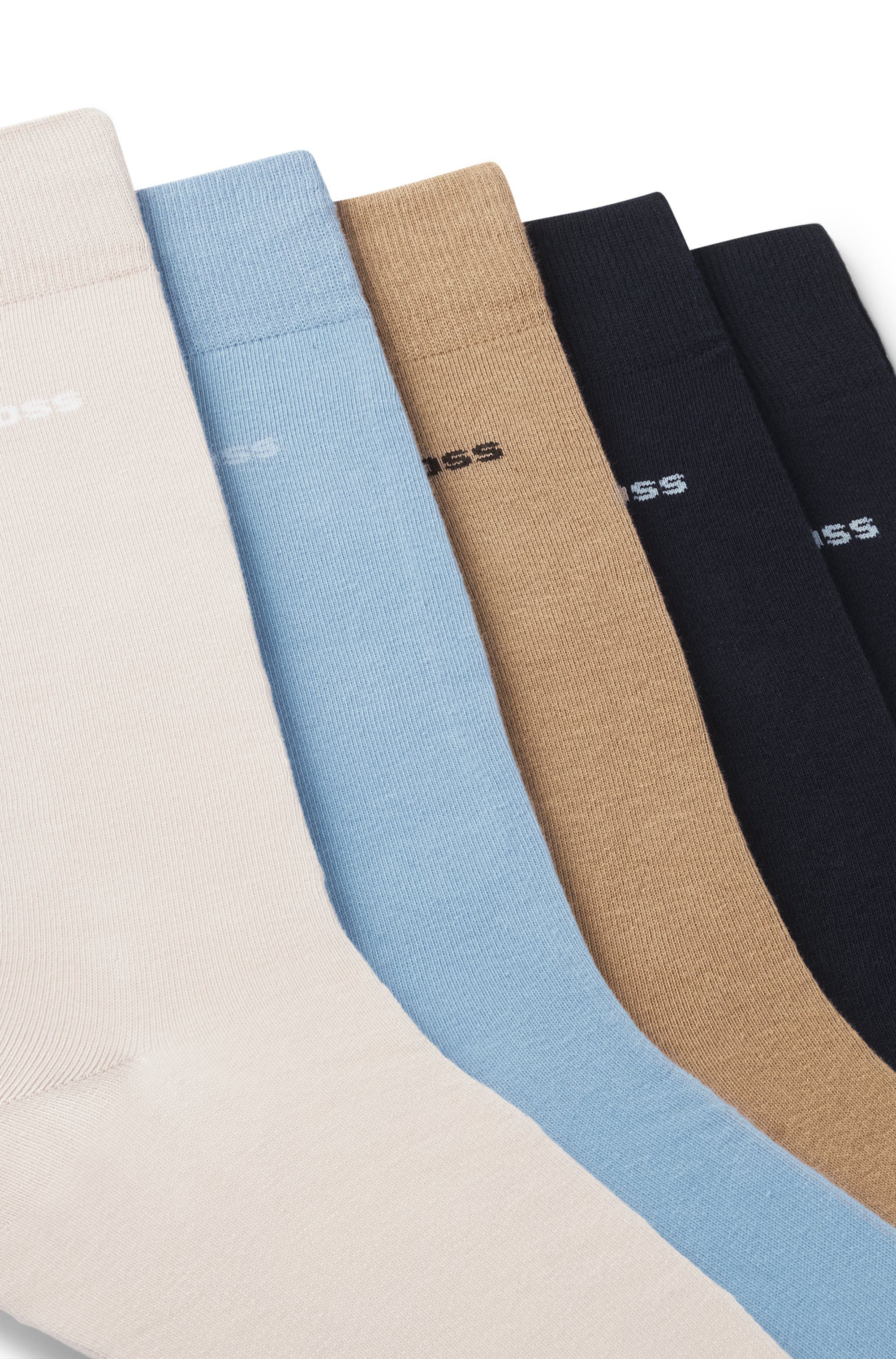 BOSS Sokken 5P Uni Color CC in klassieke uni-kleur (5 paar)
