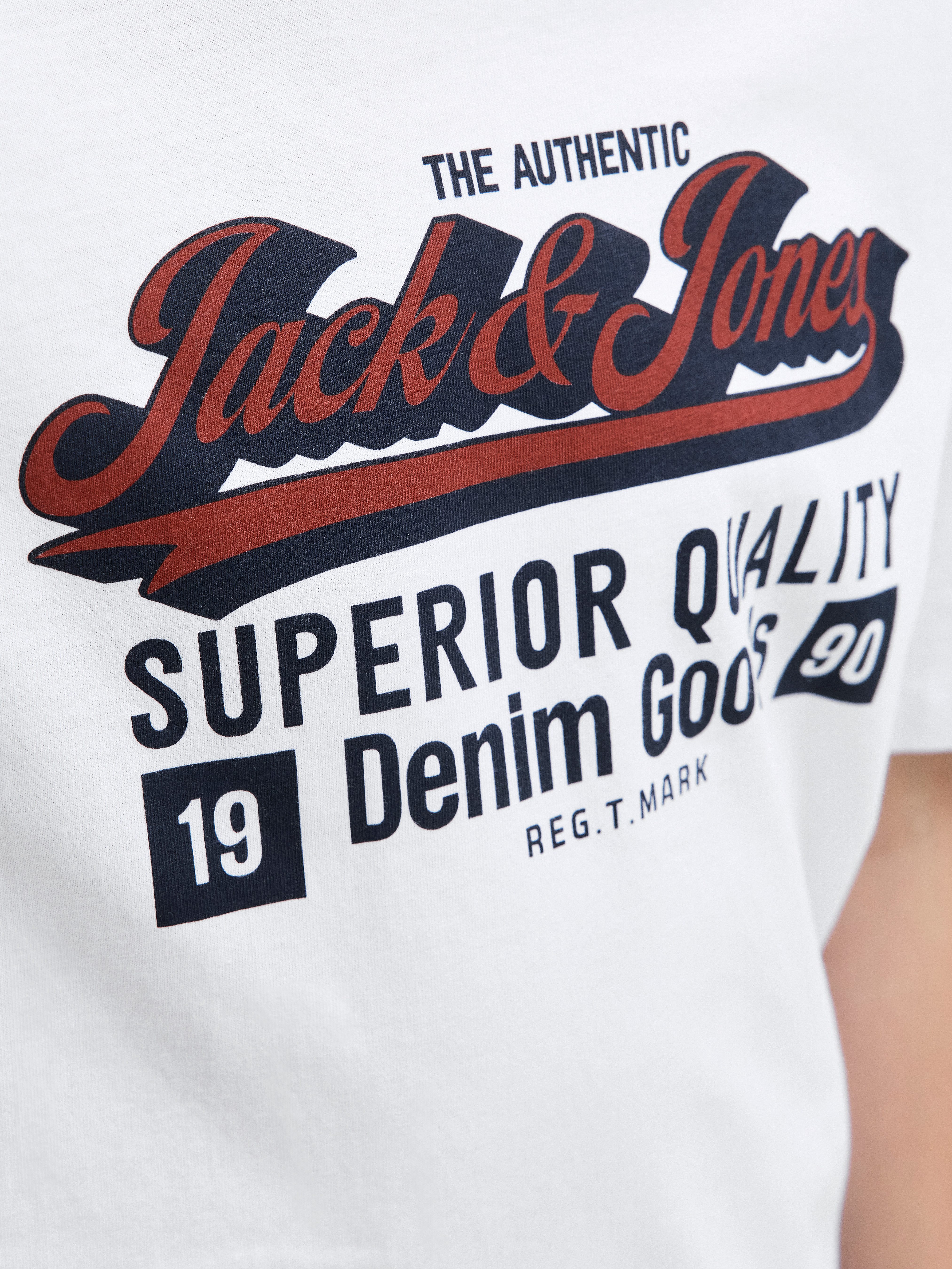 Jack & Jones Junior T-shirt JJELOGO TEE SS ONECK 2 COL AW25 NOOS JNR