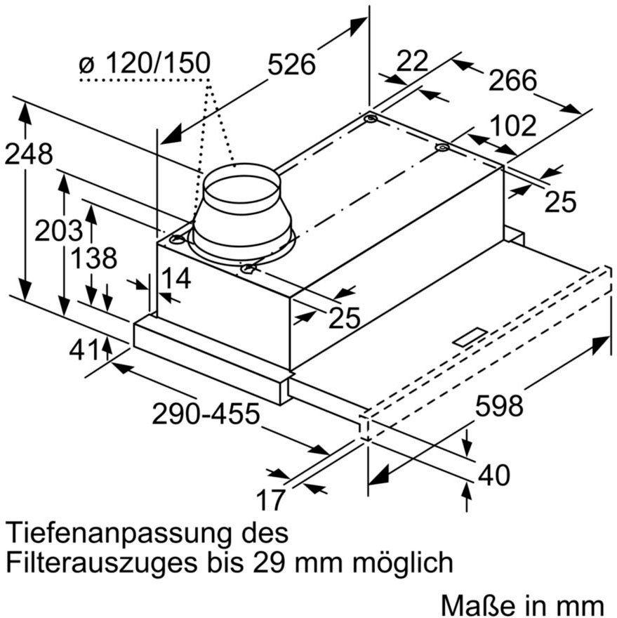 NEFF Vlakscherm-afzuigkap D46BR22X1