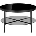 inosign salontafel glenda modern ontwerp, plank zwart