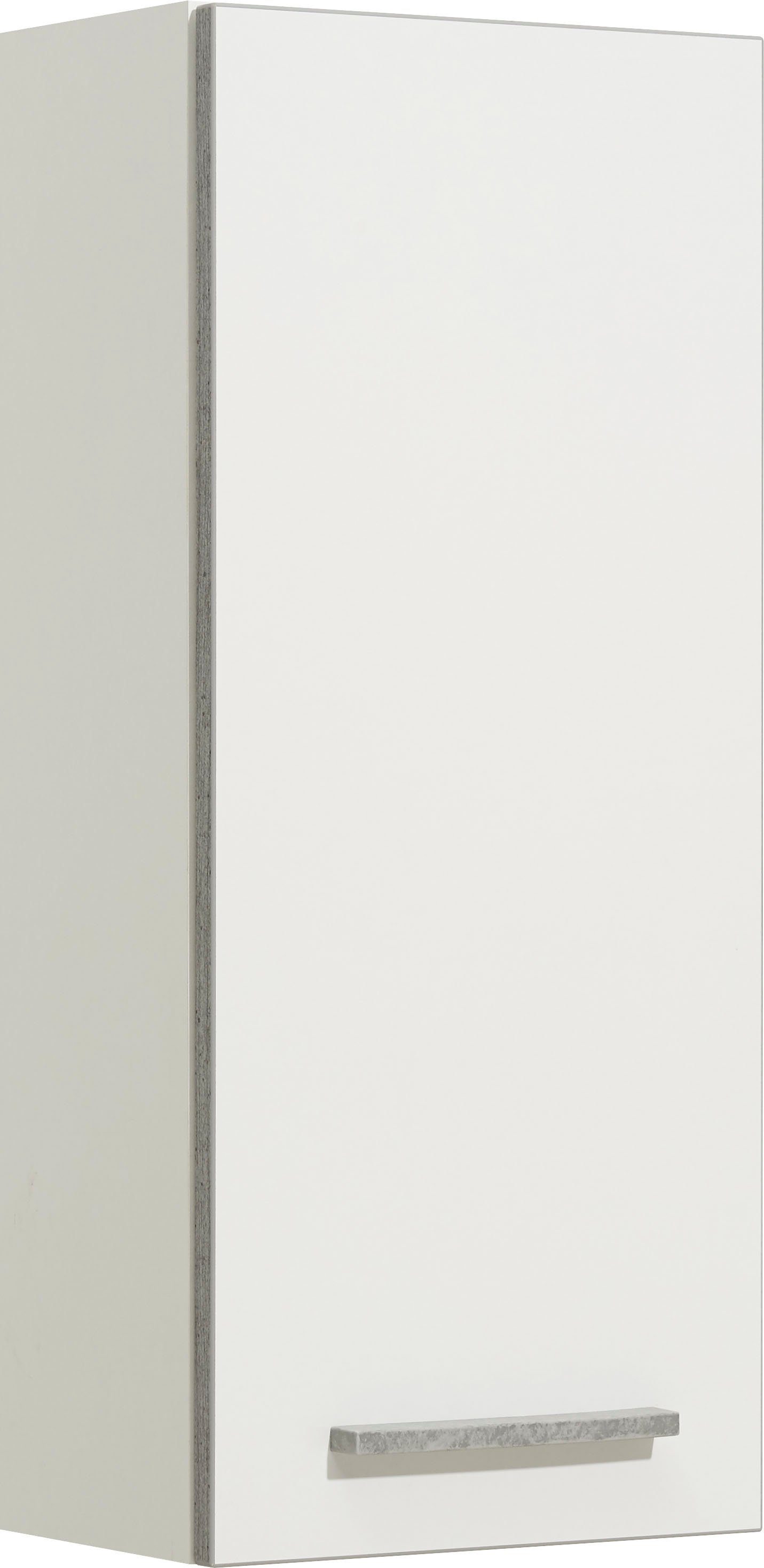 PELIPAL Hangend kastje Quickset 953 Breedte 30 cm, 2 losse planken, garnering in beton-look