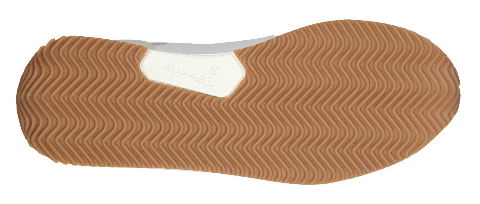 Tamaris Sneakers , vrijetijdsschoen, halfschoen, veterschoen met logo-applicatie