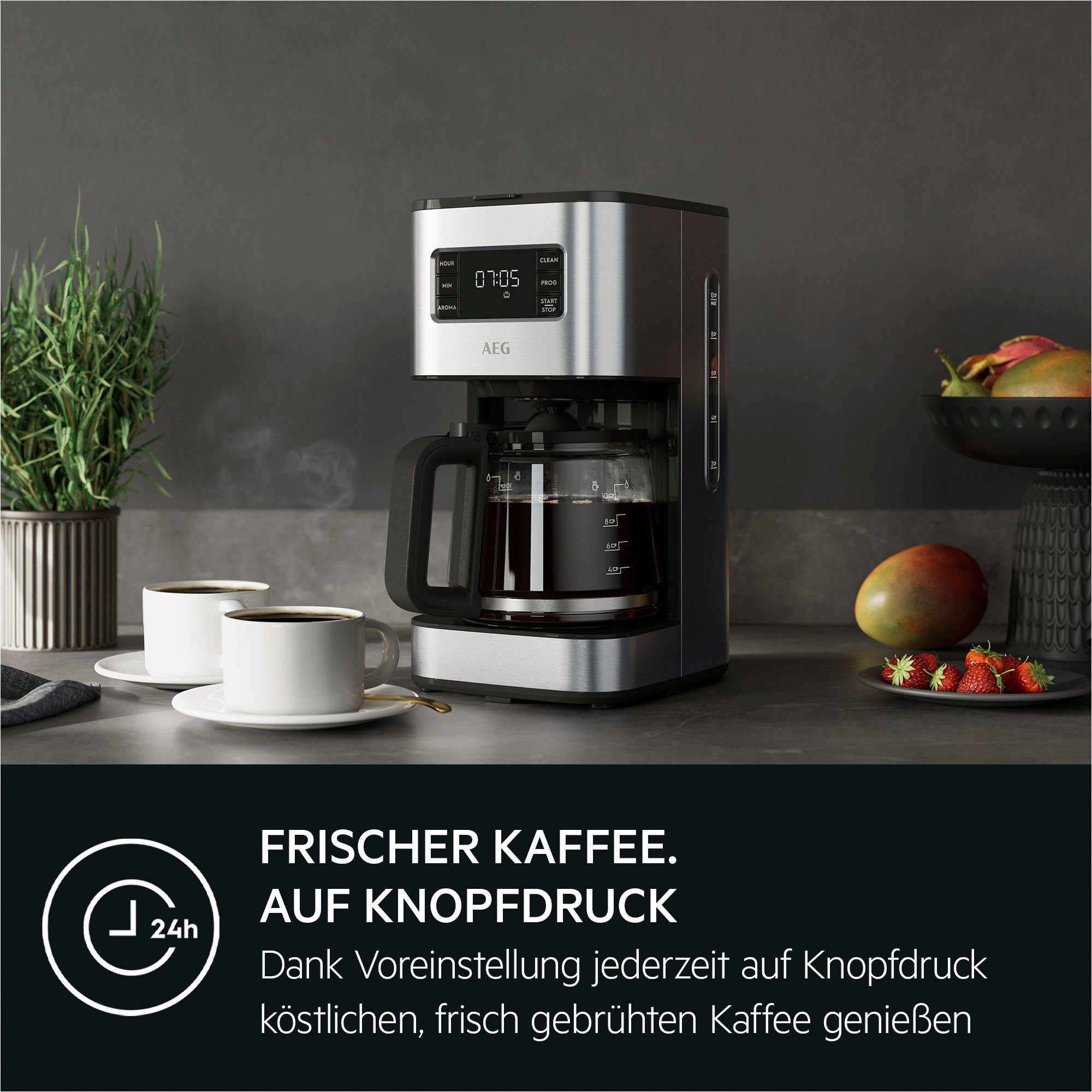 AEG Filterkoffieapparaat Gourmet 6 CM5-1-6ST, 1,25 l