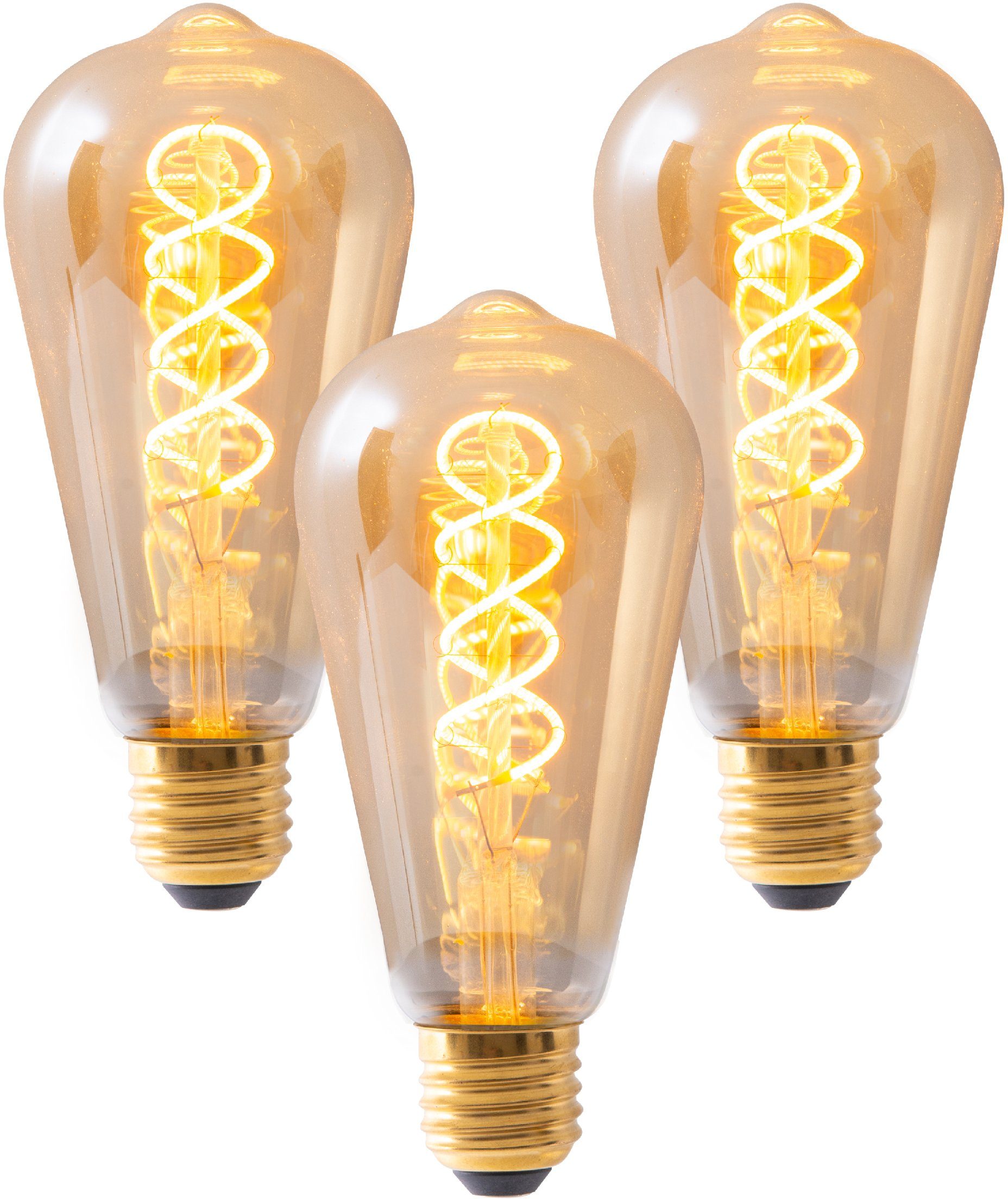 näve Led-verlichting Dilly Retro lampen filament (3 stuks)