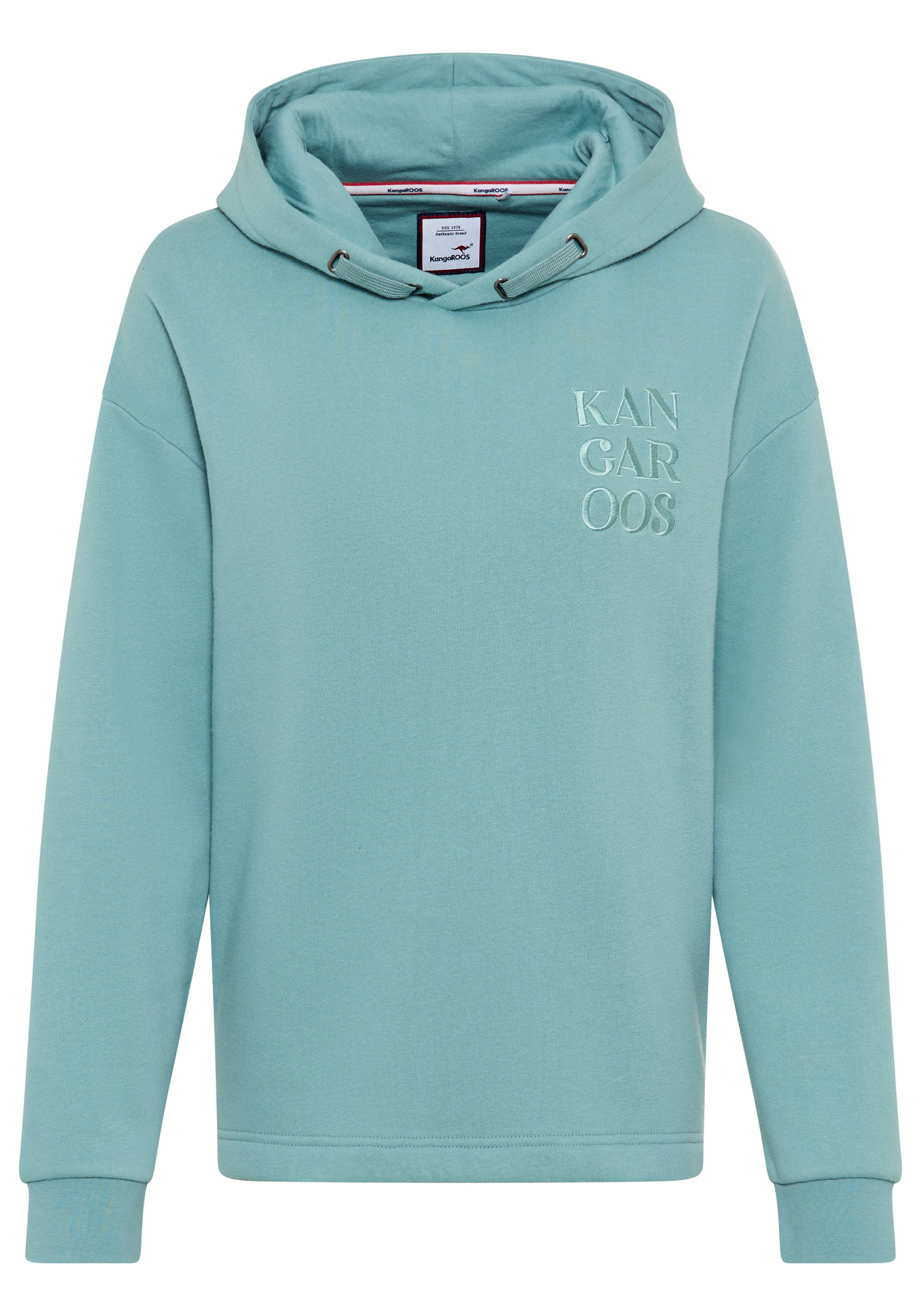 KangaROOS Hoodie met drukknopen bij de zoom