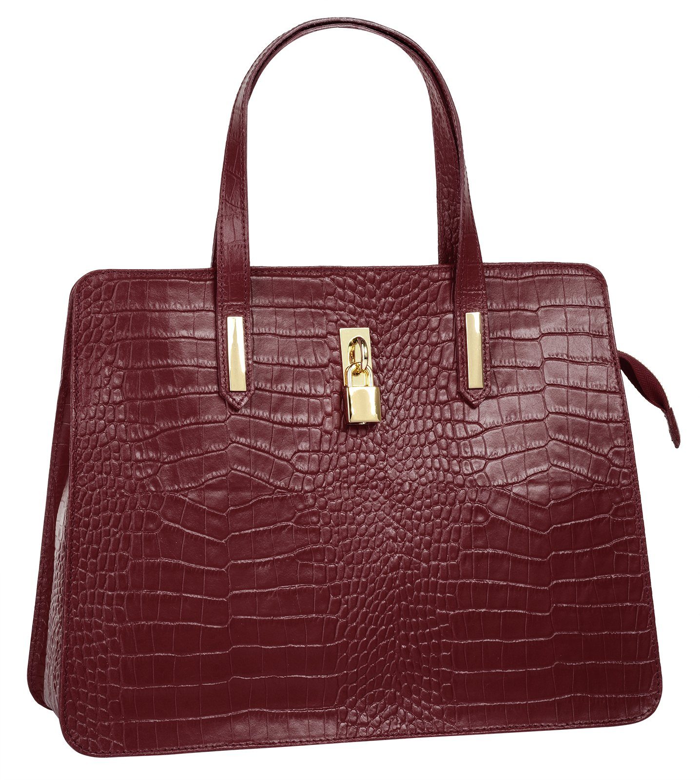Cluty Tas echt leer, made in italy