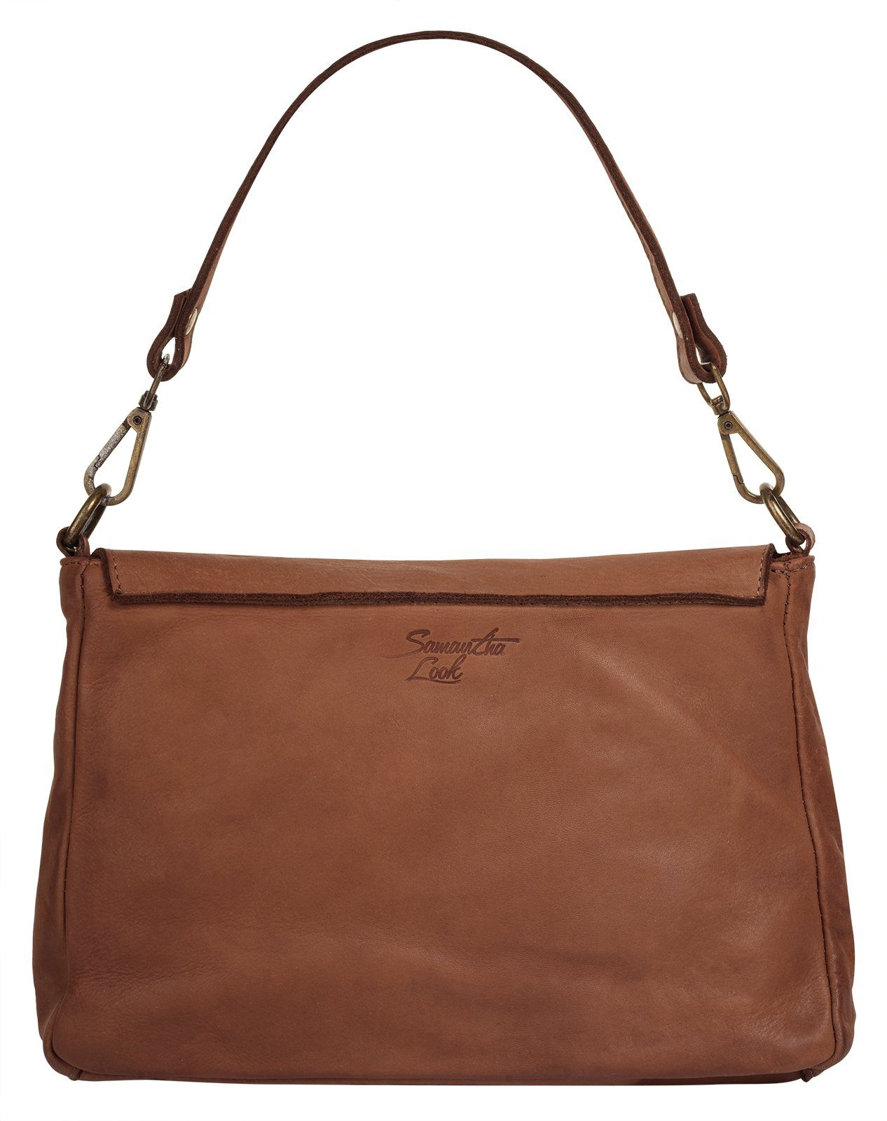 Samantha Look Schoudertas echt leer, made in italy
