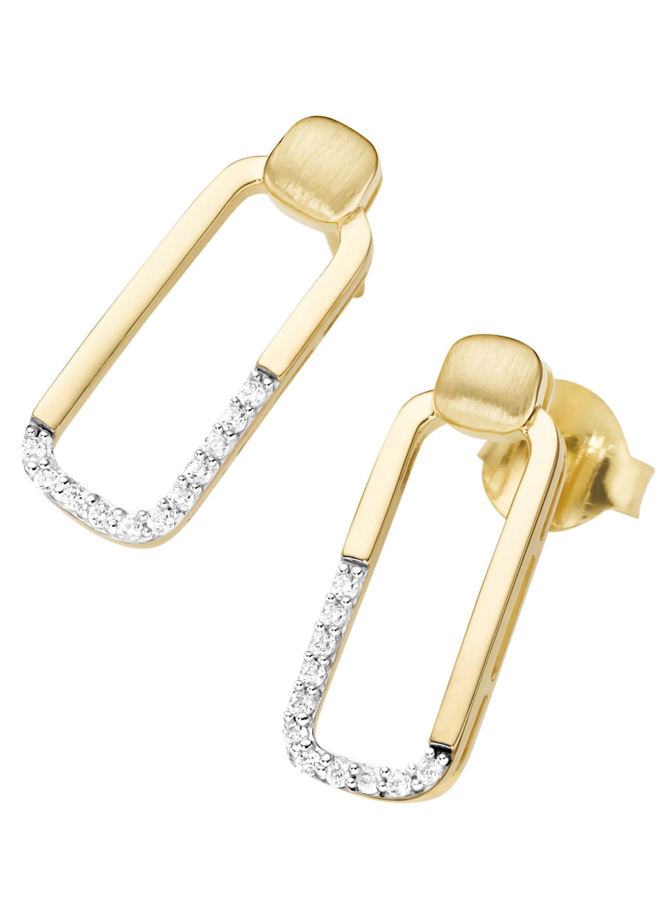 Lady Paar oorstekers dames oorbellen goud(kleur)
