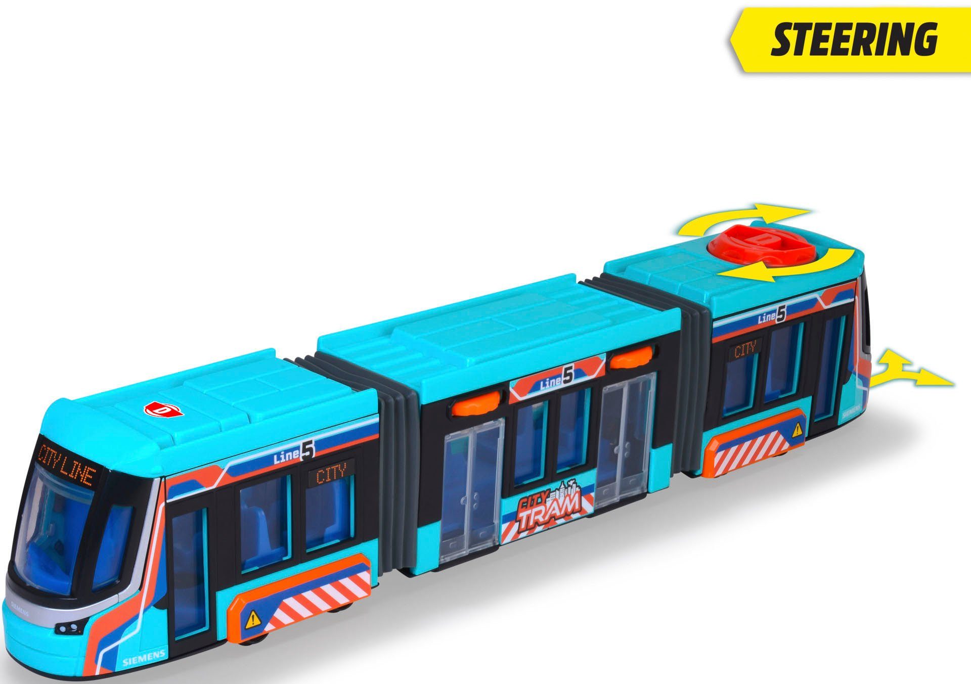 Dickie Toys Speelgoedtram Siemens City Tram