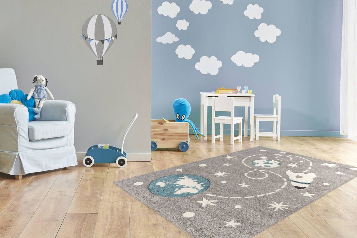 aRTE ESPINA Kindervloerkleed Amigo 530 Ruimte raket motief