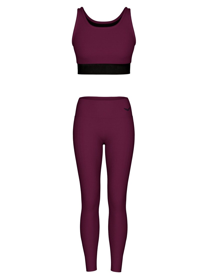 Trigema Sweater TRIGEMA Sport-Set van Sport-Bustier en Sport-Broek