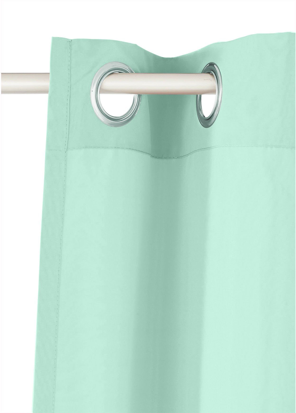Home affaire Gordijn Parry set van 2, ondoorzichtig, monochroom, basic (2 stuks)