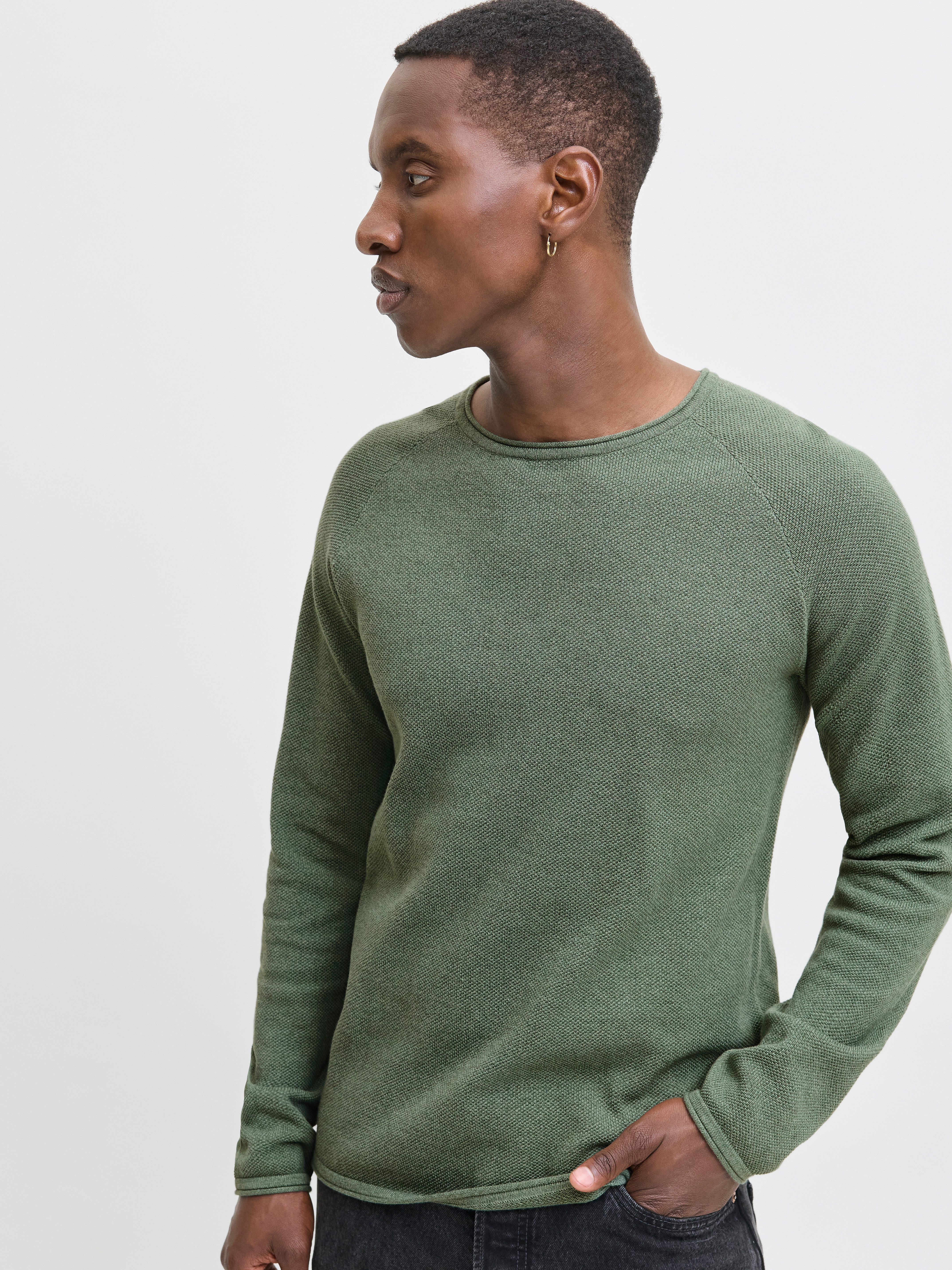 Jack & Jones Trui met ronde hals JJEHILL KNIT CREW NECK NOOS