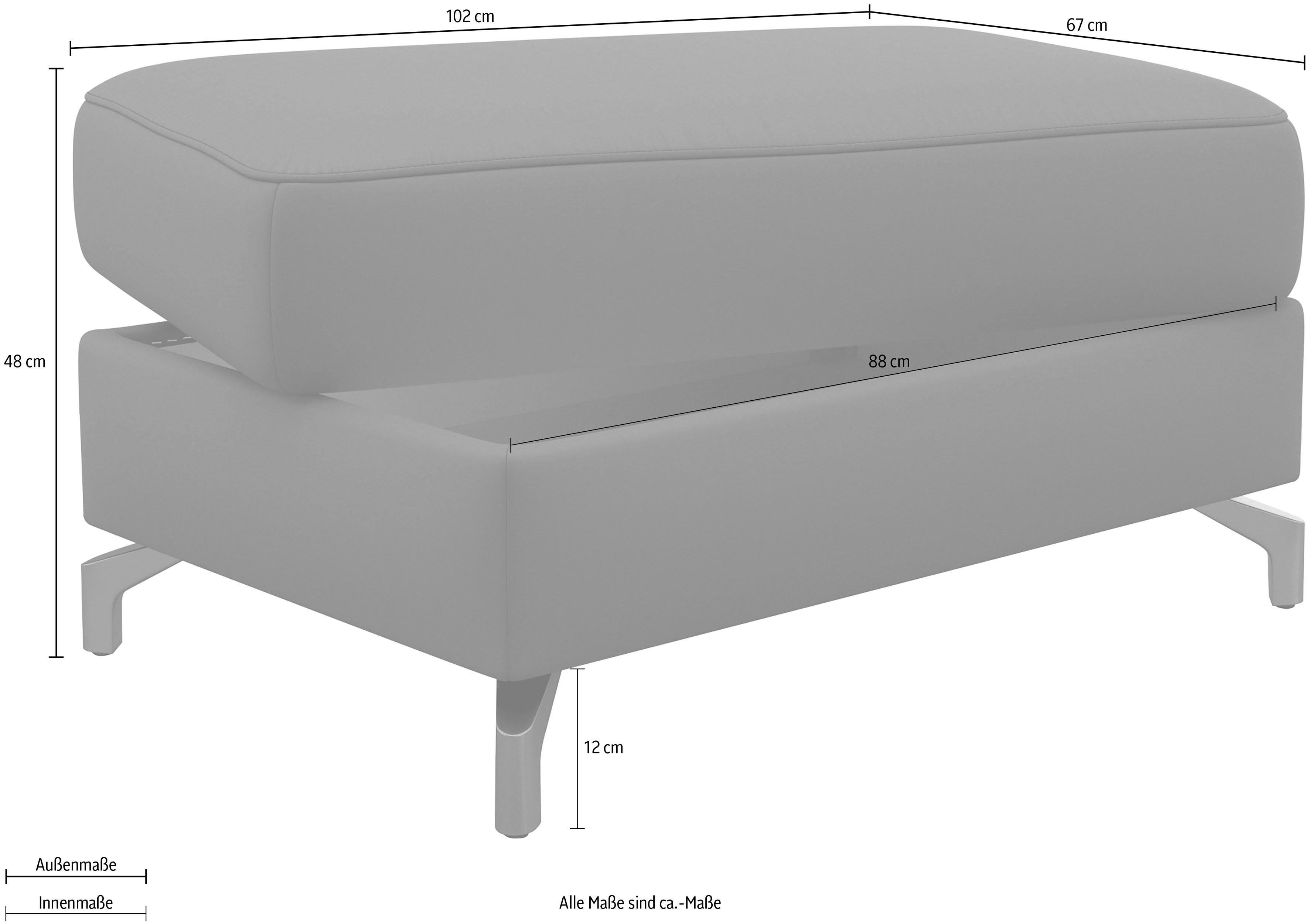 sit&more Hocker met bergruimte Scarlett met bergruimte