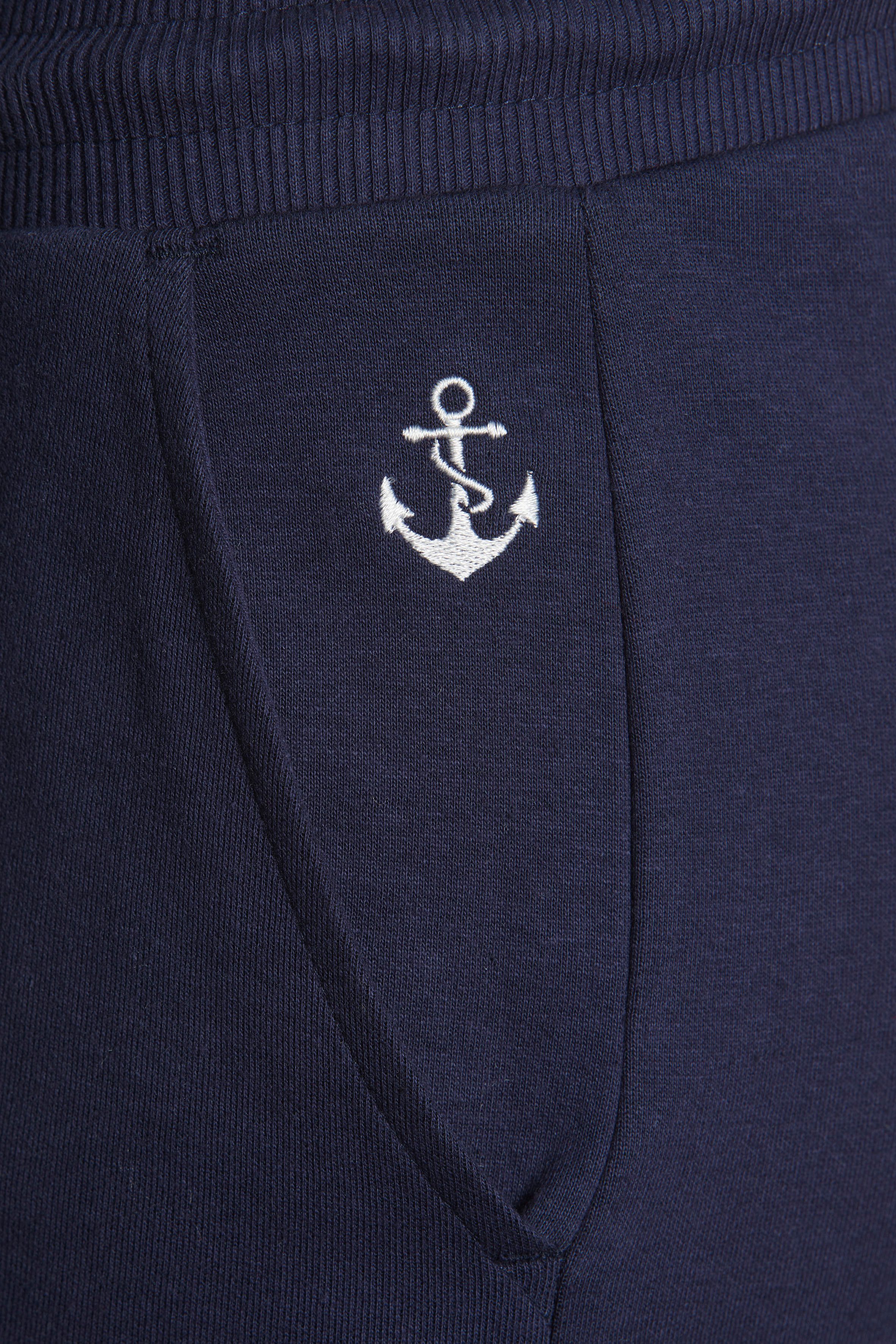H.I.S Short met koord en borduursel, loungewear