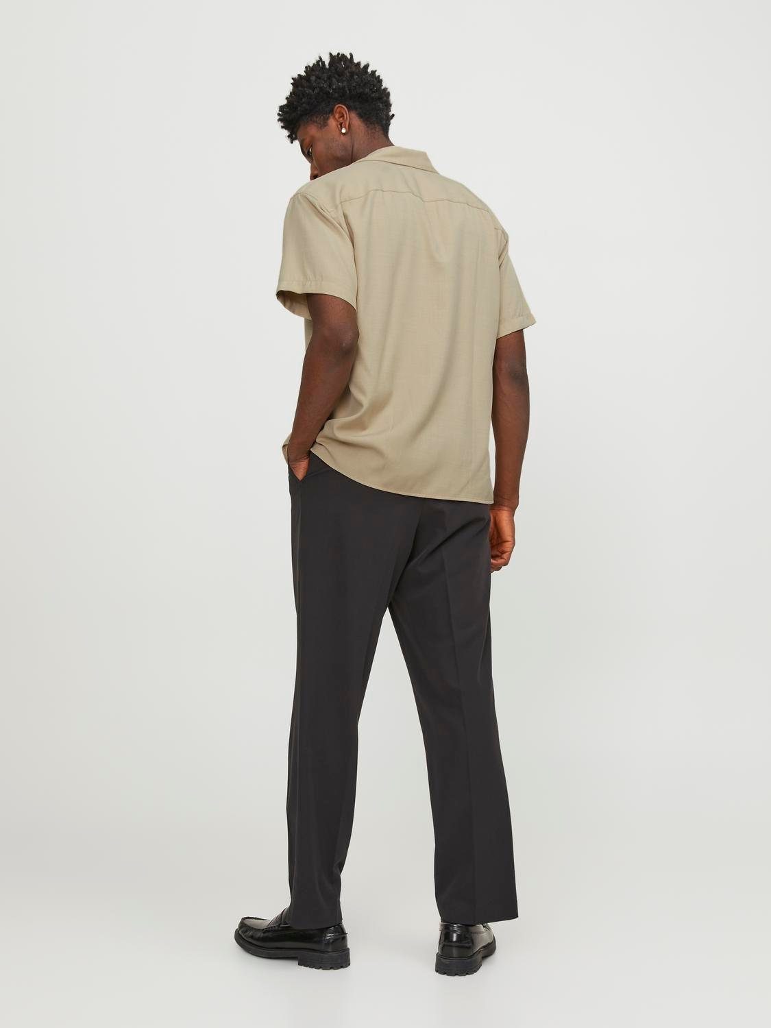 Jack & Jones Overhemd met korte mouwen JPRCCAARON TENCEL RESORT SHIRT S/S LN