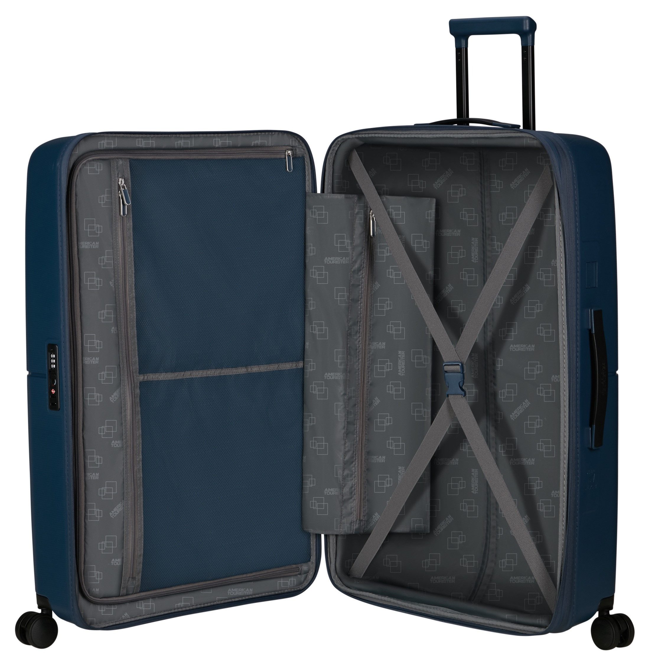 American Tourister® Hardshell-trolley DASHPOP 77 Grote koffer reisbagage TSA-cijfer slot incheckbagage