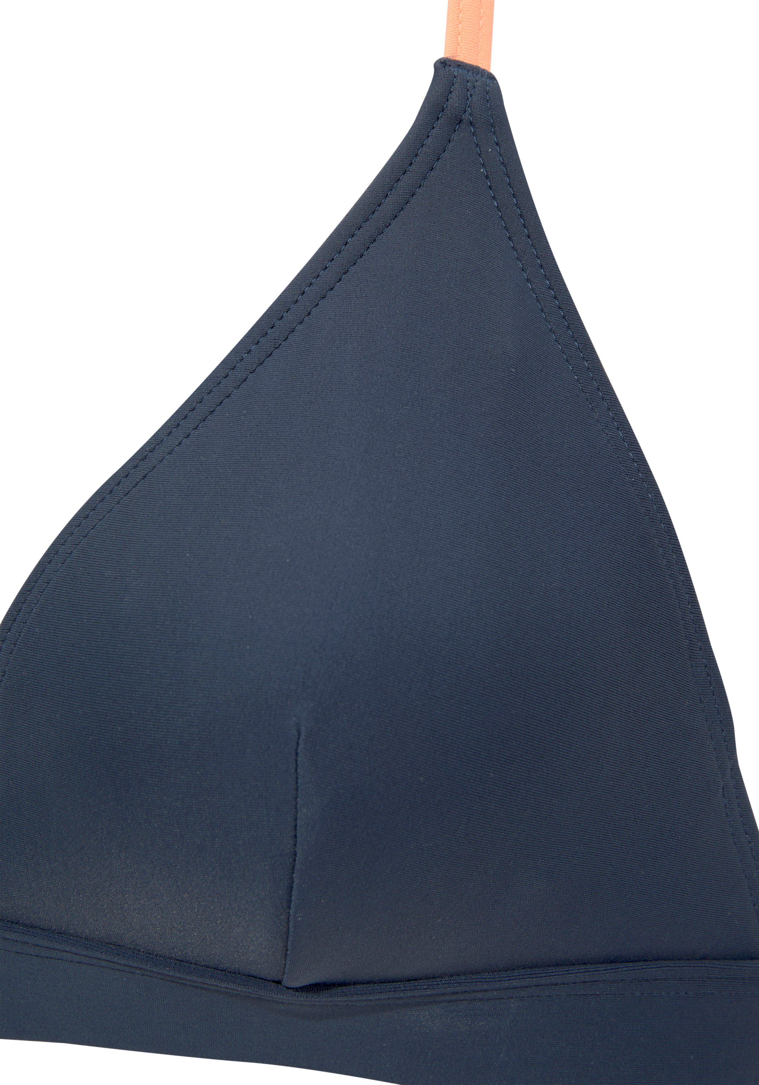active by Lascana Triangel-bikinitop Wind met contrastdetails