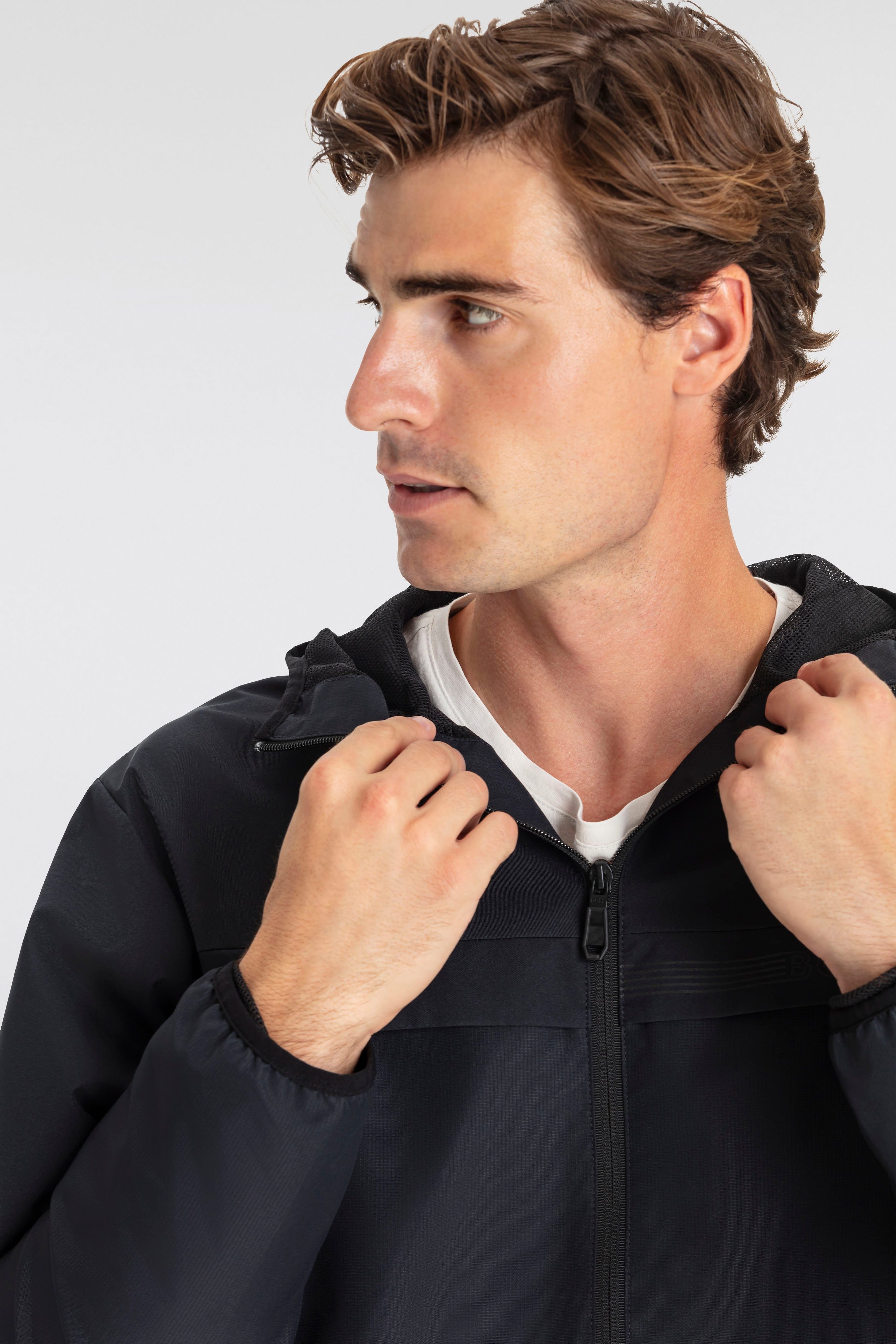 BOSS GREEN Windbreaker J_Farrier met merklabel