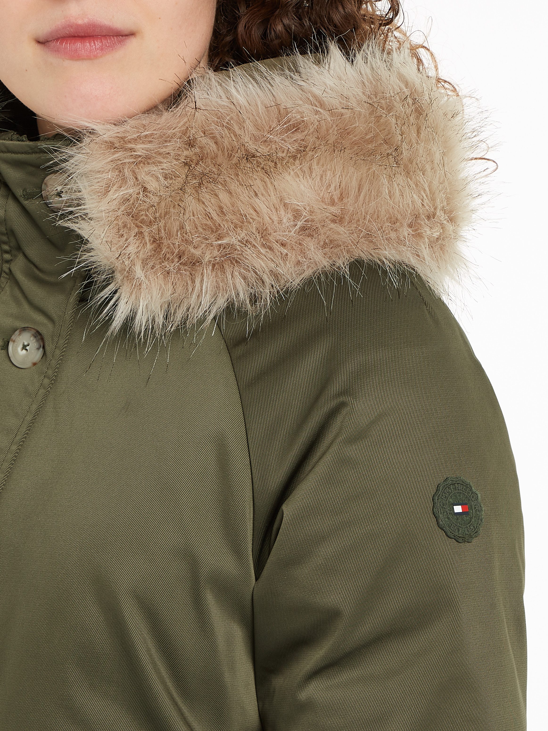 Tommy Hilfiger Parka met logopatch