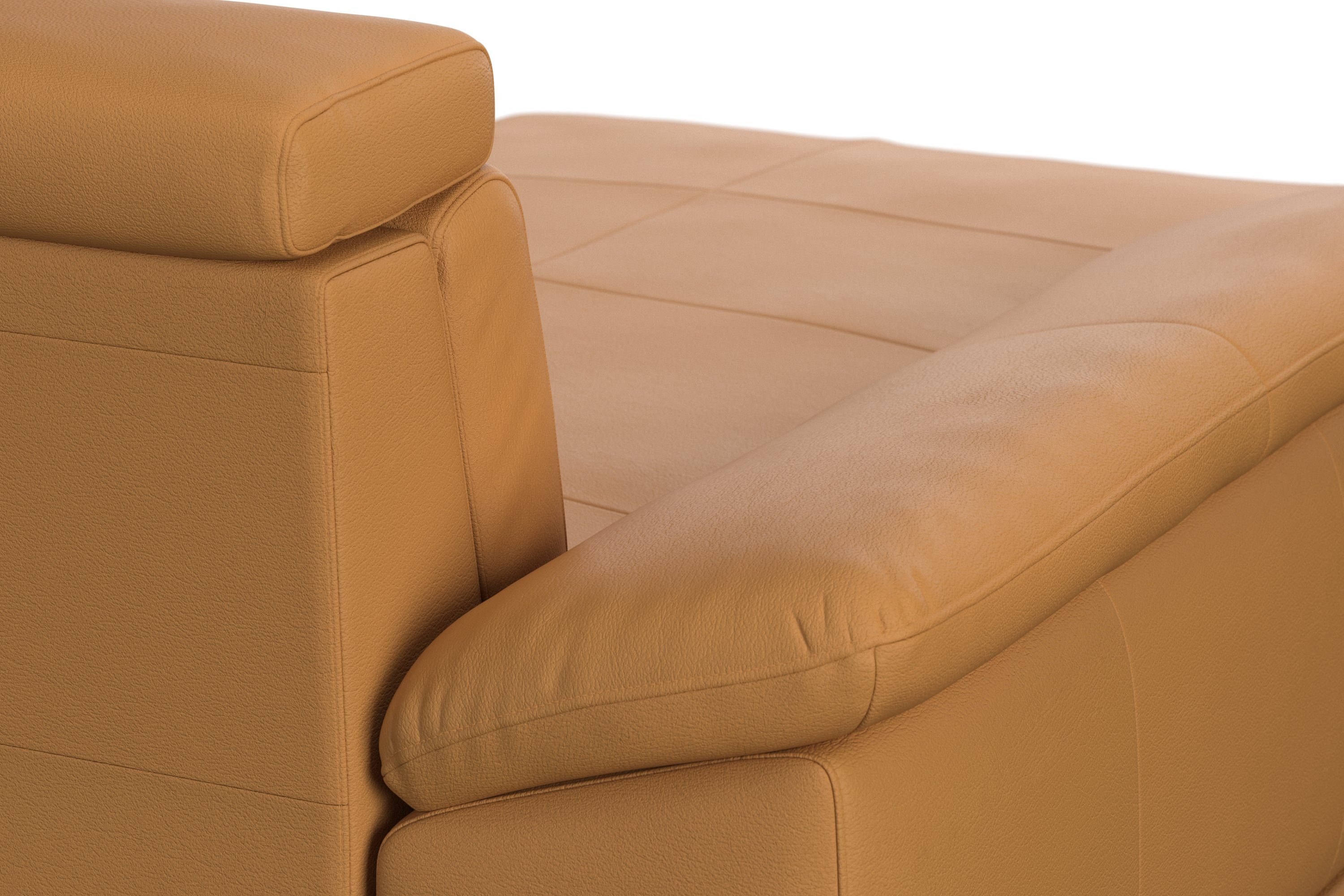sit&more Zithoek Cabrio U-vorm, met zitdiepteverstelling, arm- en hoofdsteunverstelling