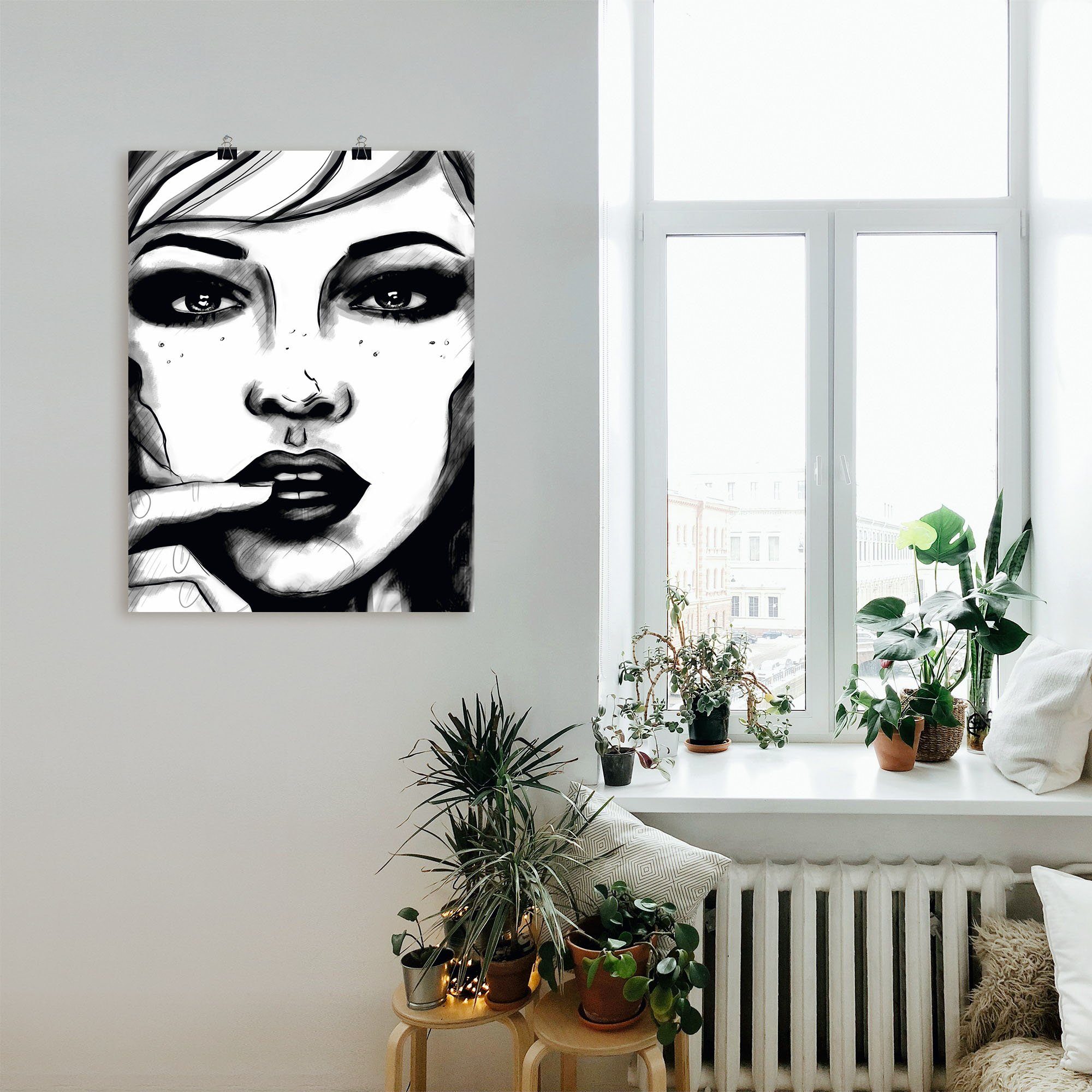 Artland Poster In Your Eyes als artprint van aluminium, artprint op linnen, muursticker of poster in verschillende maten