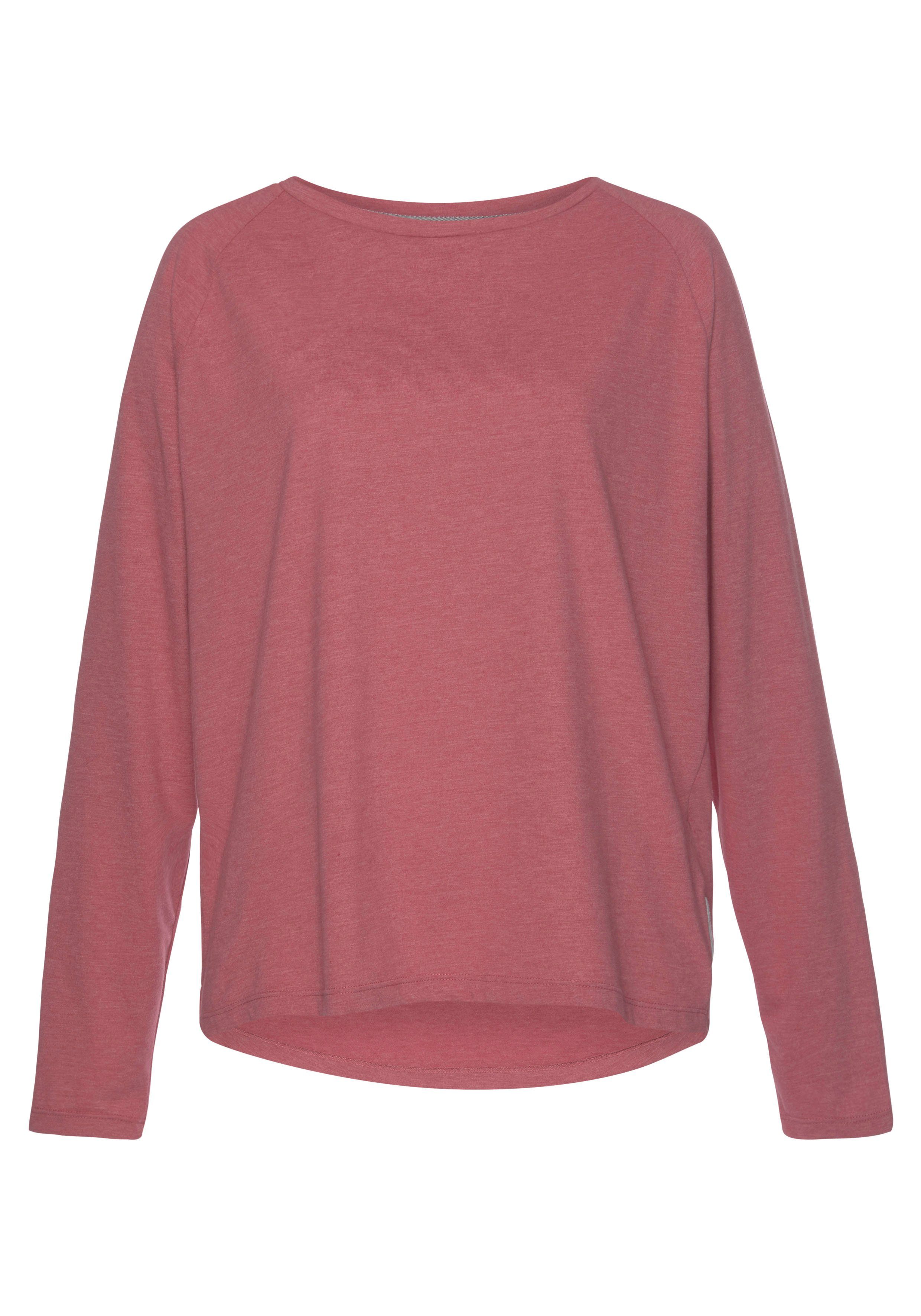 Elbsand Longsleeve Tira met logoprint op de rug, shirt met lange mouwen, sportief-casual