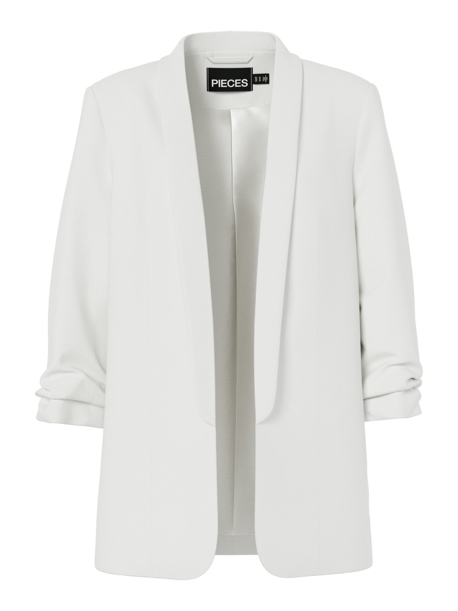 pieces Blouseblazer PCBOSELLA 3/4 BLAZER NOOS met plooidetail op de mouw