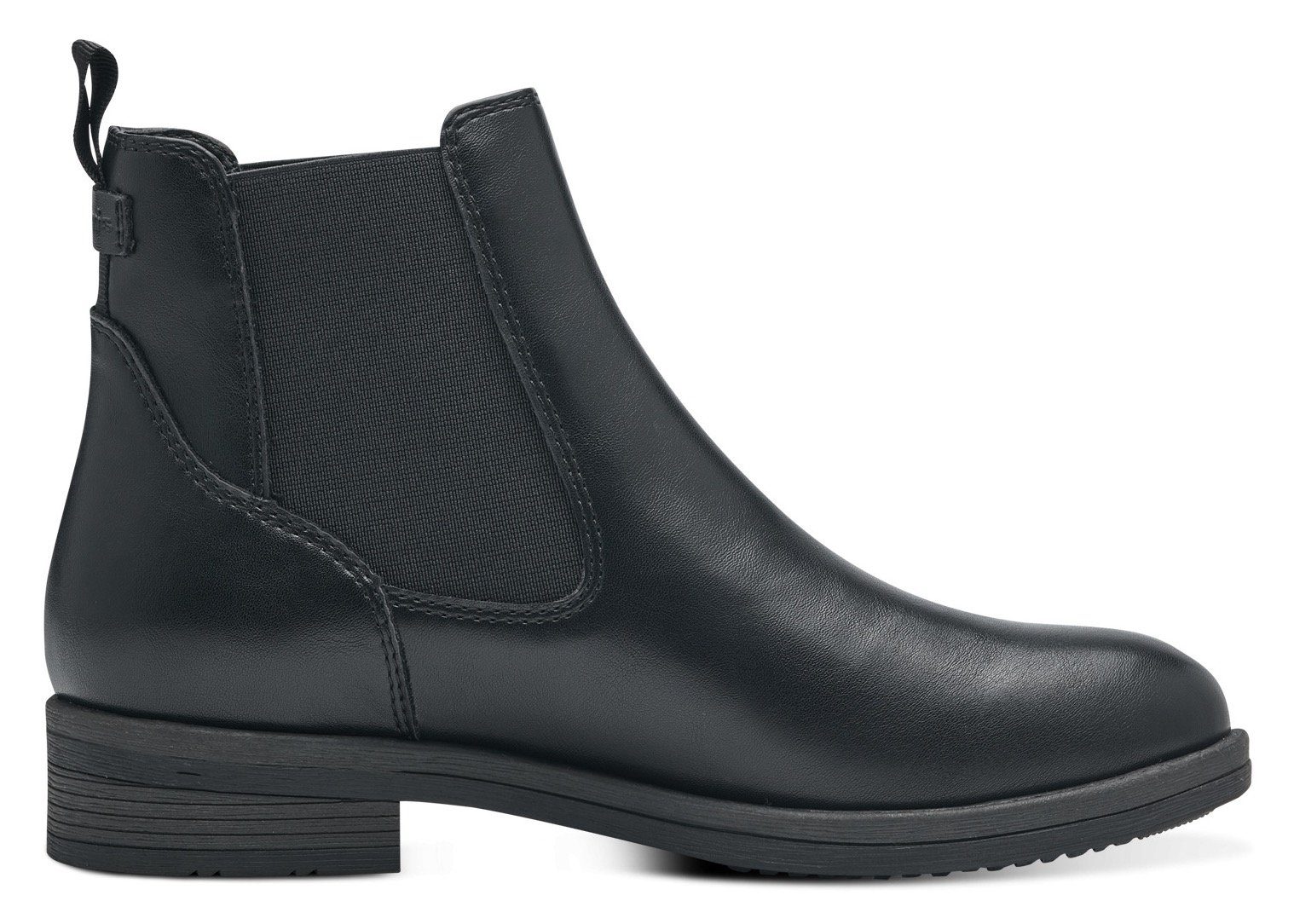 Tamaris Chelsea-boots blokhak, laarsjes, business schoen, instapschoen, aantrekband