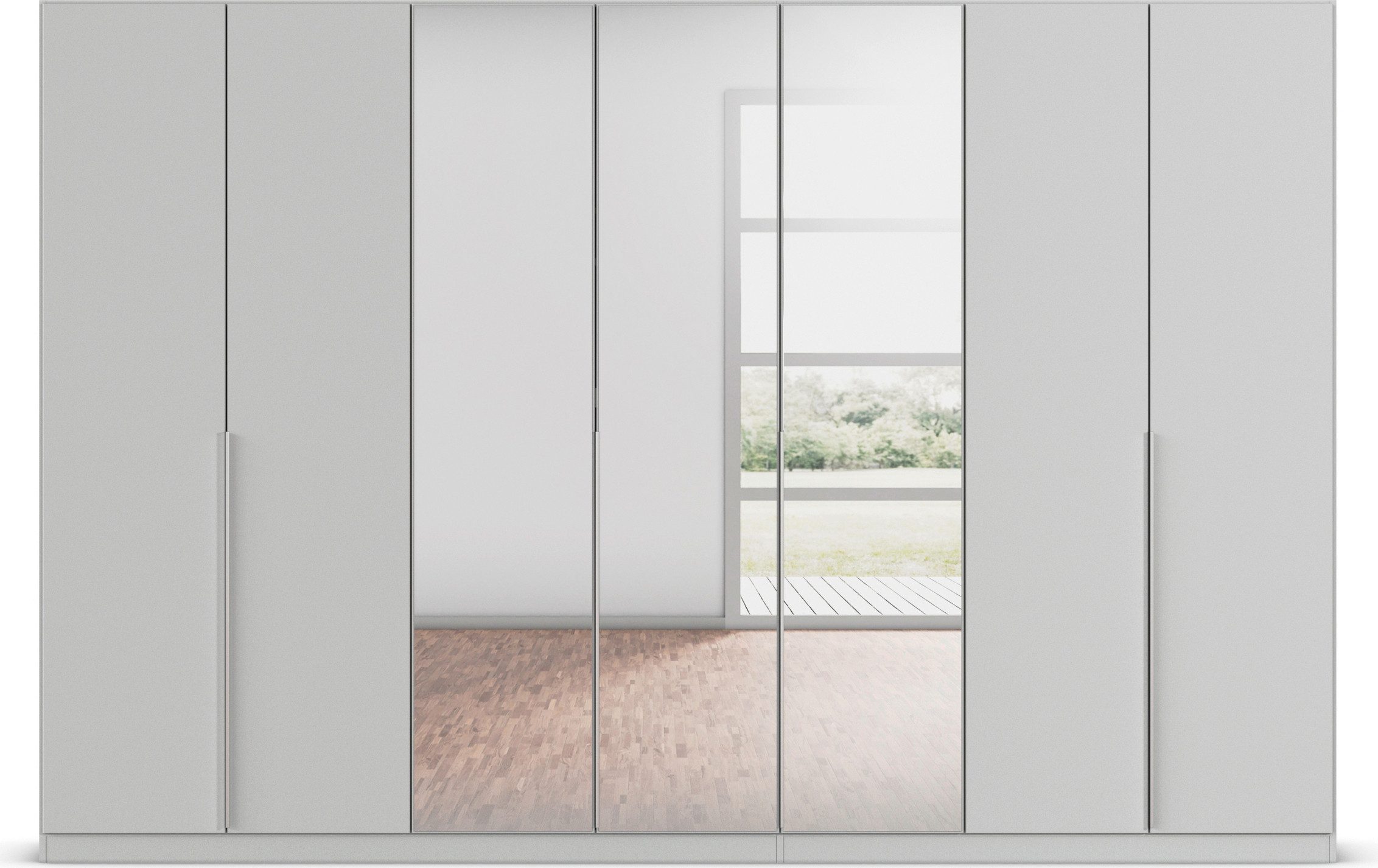 rauch Draaideurkast Kledingkast kast garderobe AGORDO met decor- of hoogglansfront doordachte binnenuitrusting, in 6 breedtes en 2 hoogtes made in germany