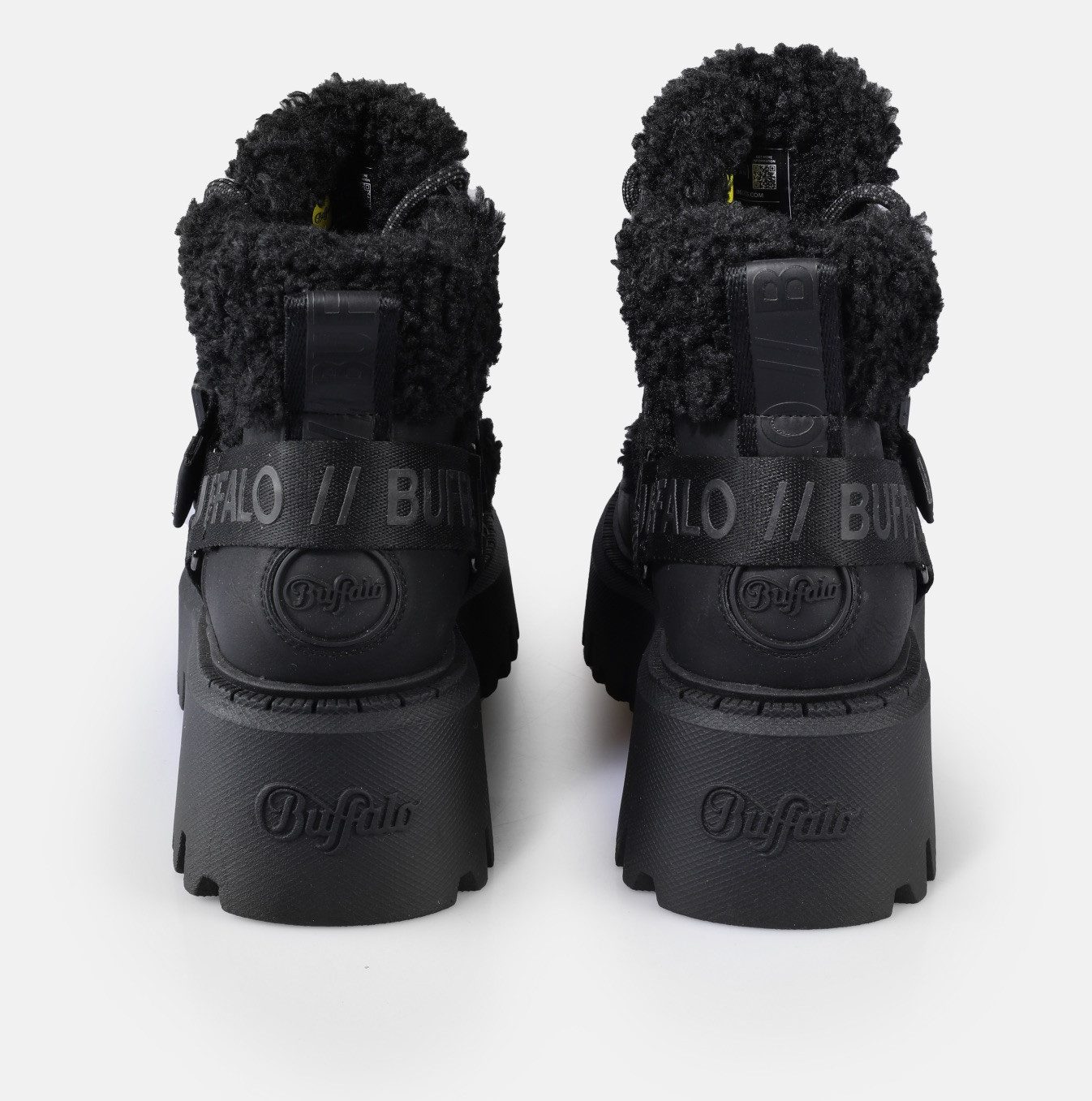 Buffalo Plateaulaarsjes Aspen Com Mid Warm Winterboots, veterboots, enkellaarsje met knuffelige warme voering