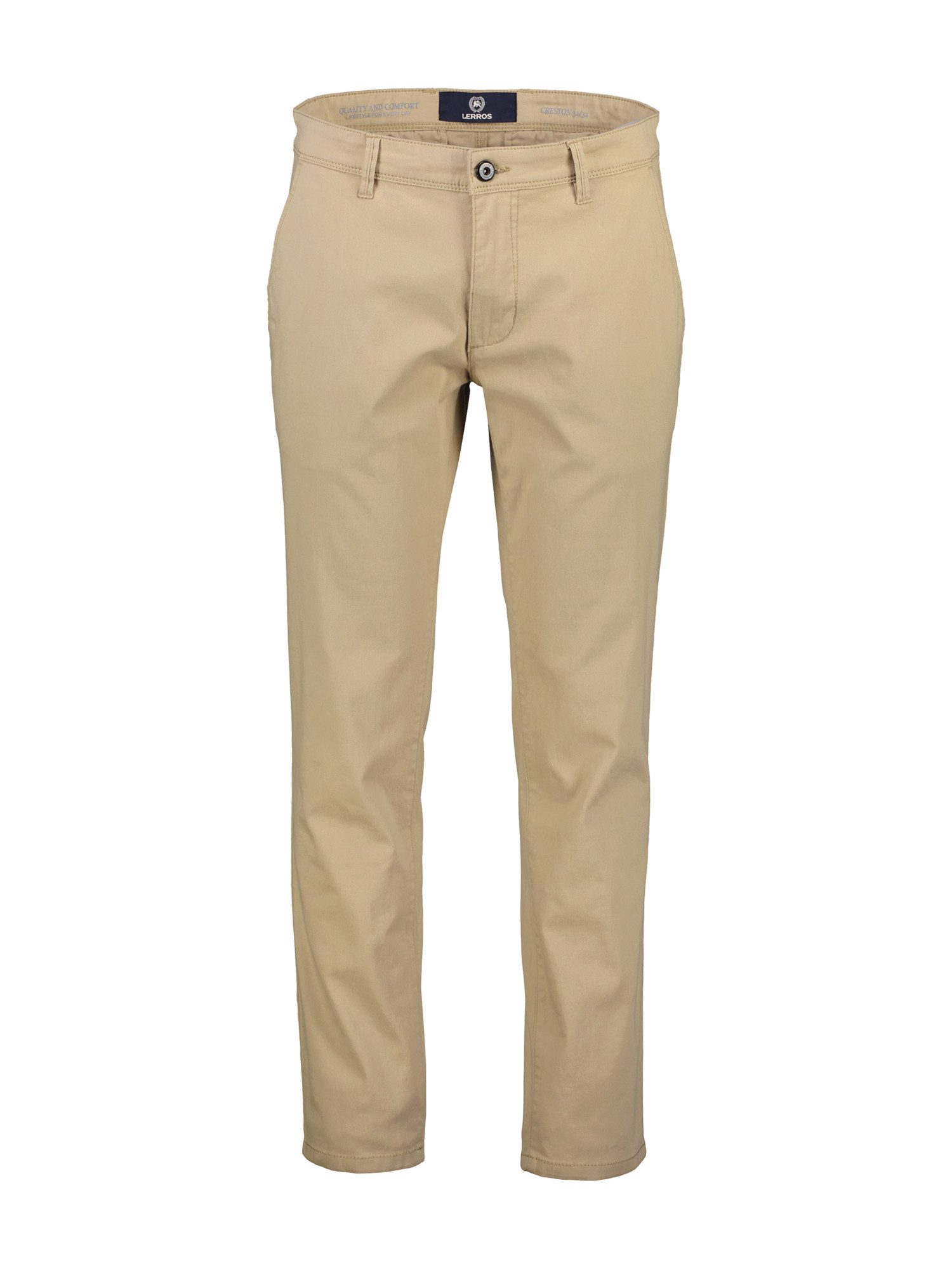 Lerros Chino LERROS Chino met stretch, Comfort Fit heren broeken maat 40 bruin