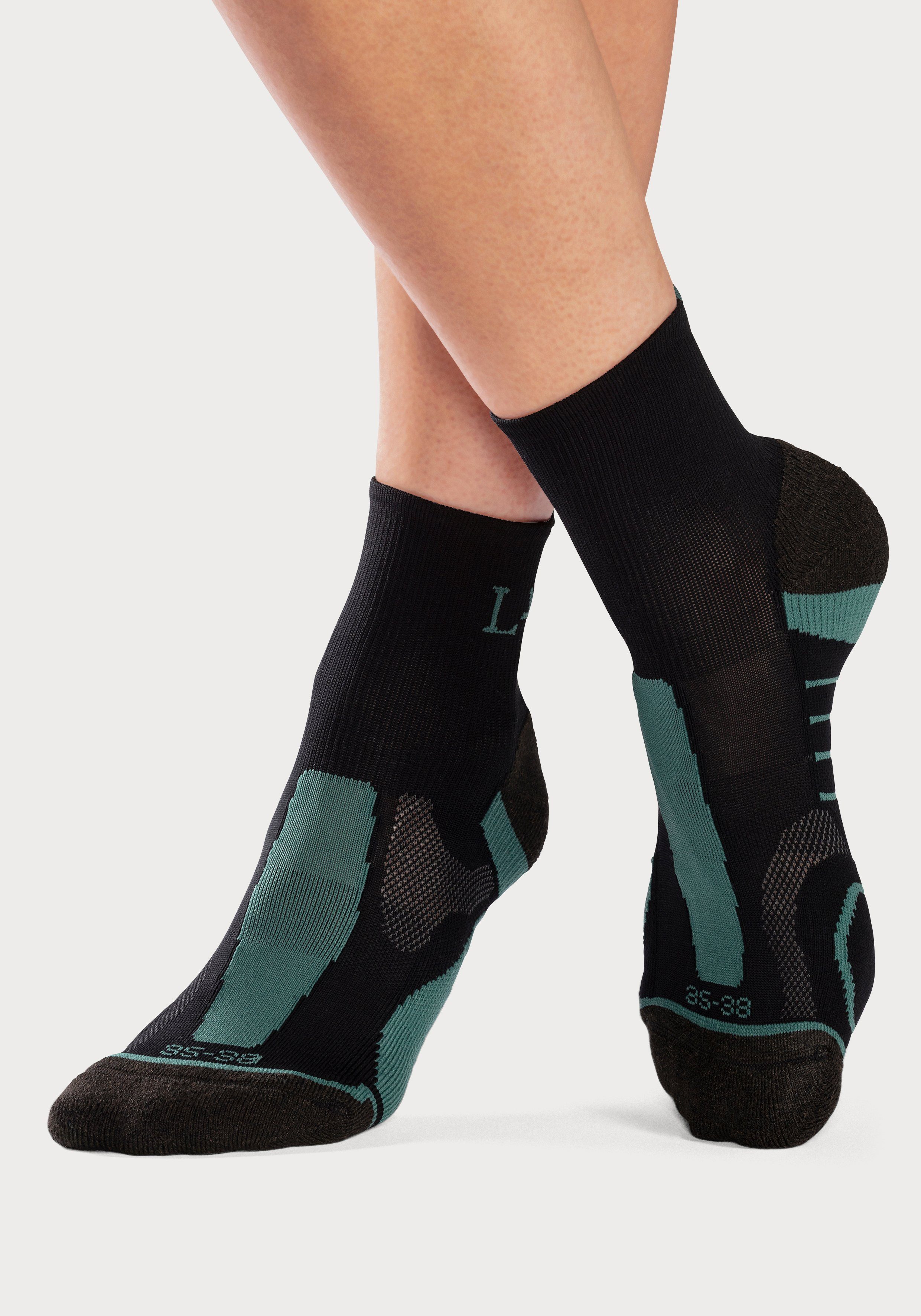 active by Lascana Wandelsokken met versterkte belastingzones (set, 3 paar)