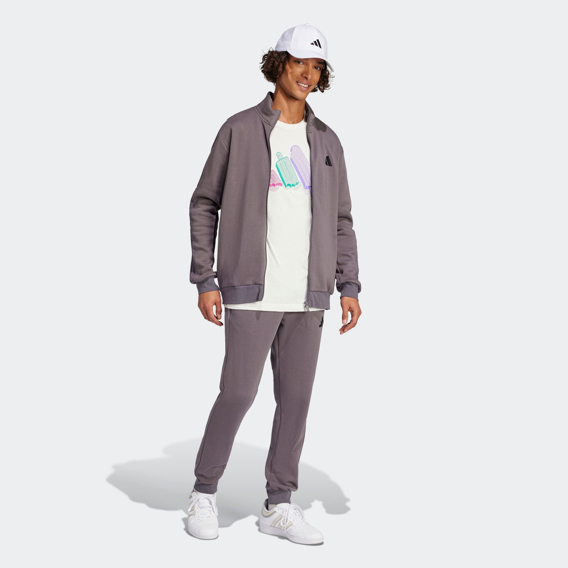 adidas Sportswear Trainingspak M 3S FL TT TS (2-delig)