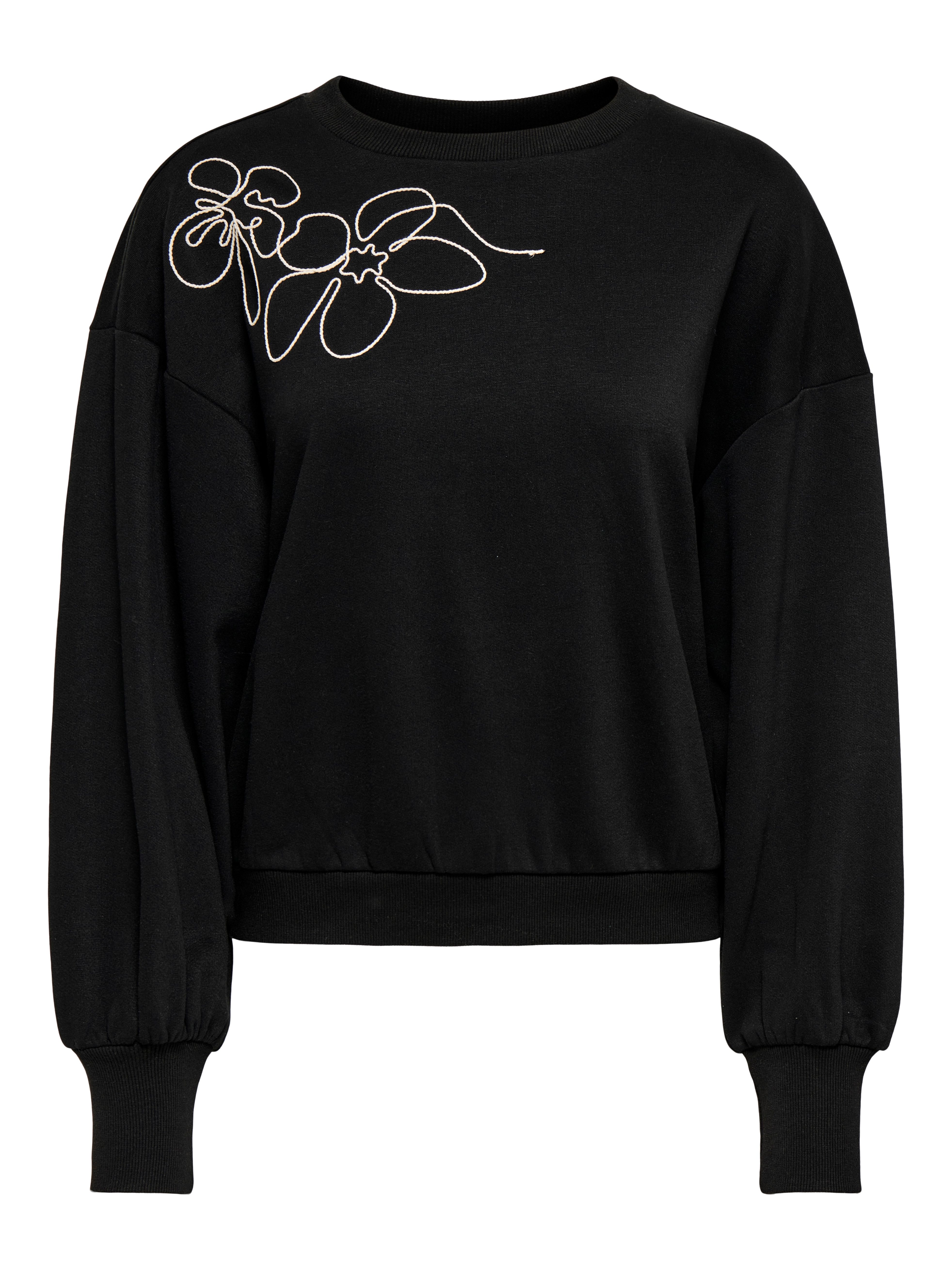 Only Sweatshirt ONLBROOK L/S CHEST EMB CS SWT