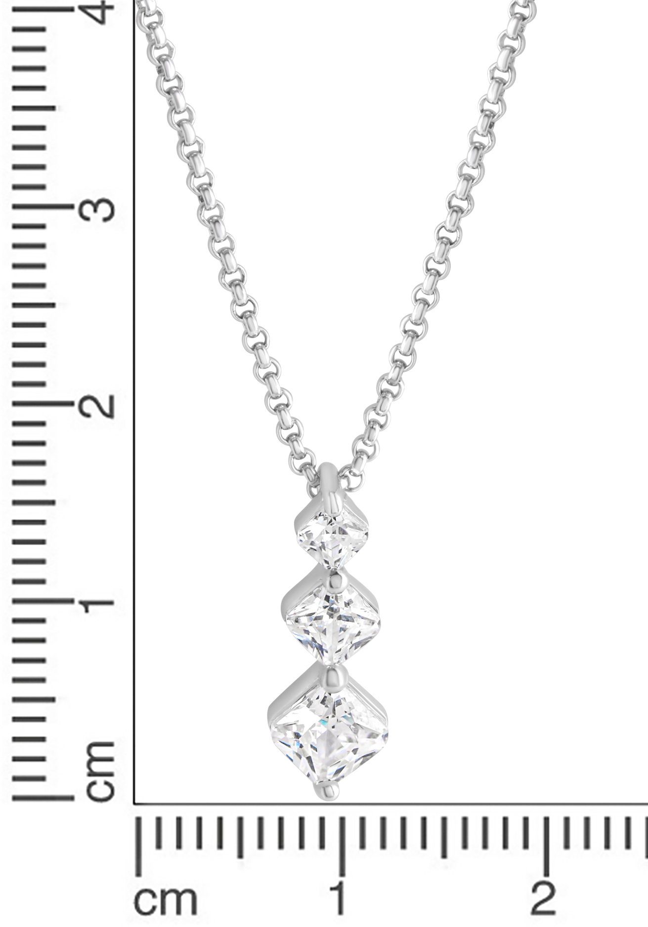 Firetti Ketting met hanger Sieraad cadeau zilver 925 halssieraad halsketting erbsenketting stokken