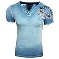 rusty neal t-shirt »a1-rn15046« blauw