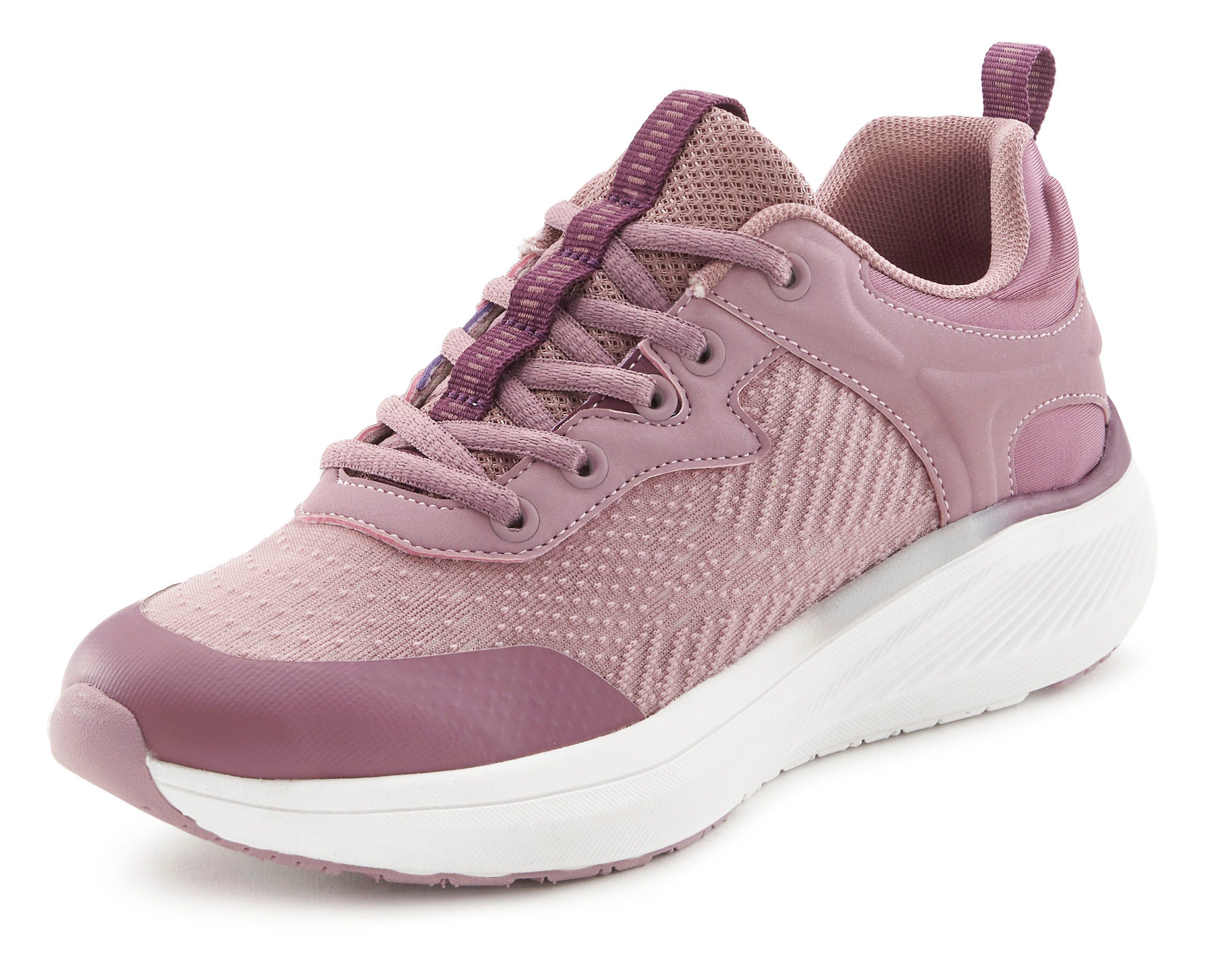 Lascana Sneakers Vrijetijdsschoen, veterschoen met uitneembare binnenzool VEGAN