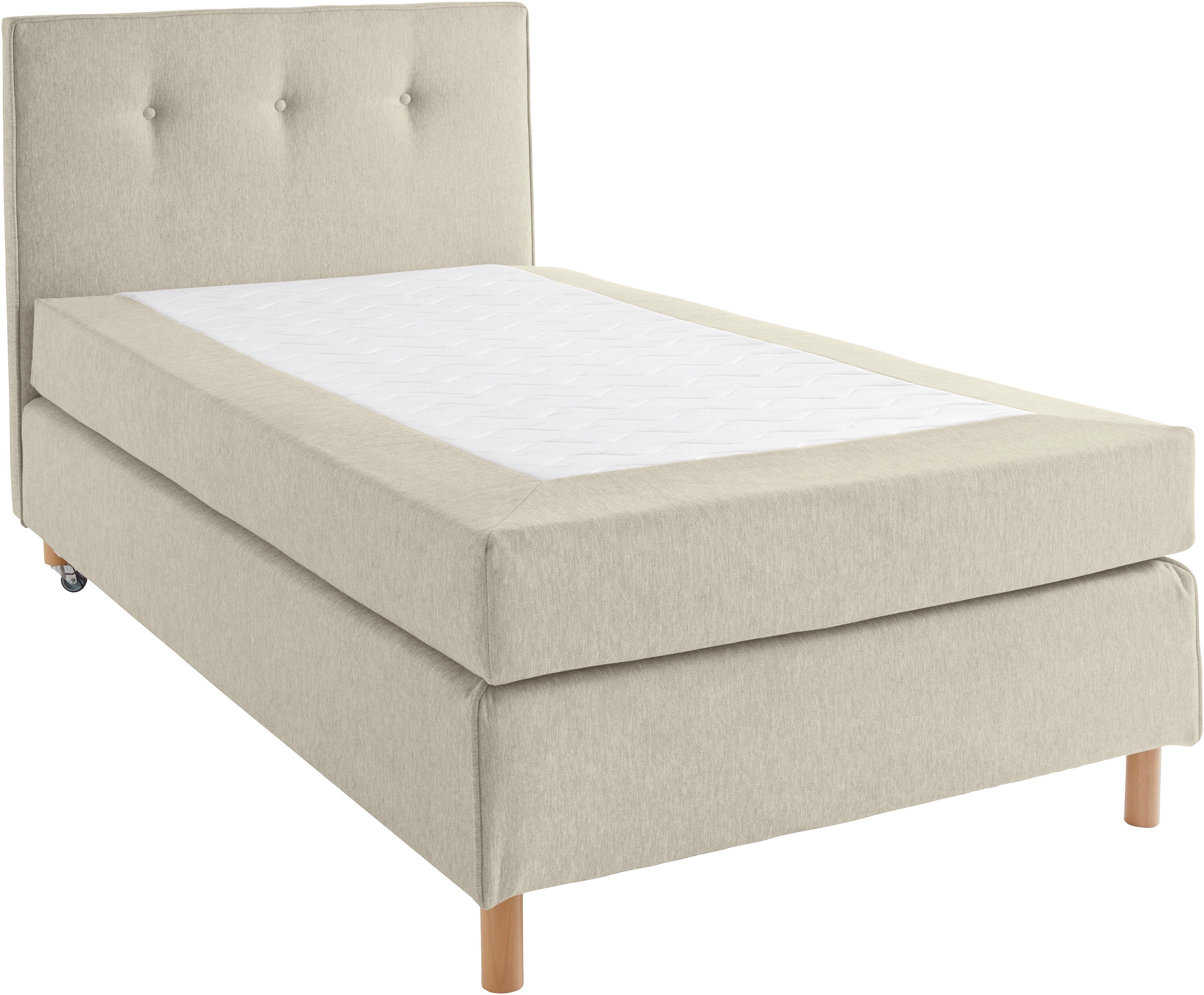 Home affaire Boxspring Heimatblick 100x200cm naar wens uitbreidbaar naar dubbel- en familiebest