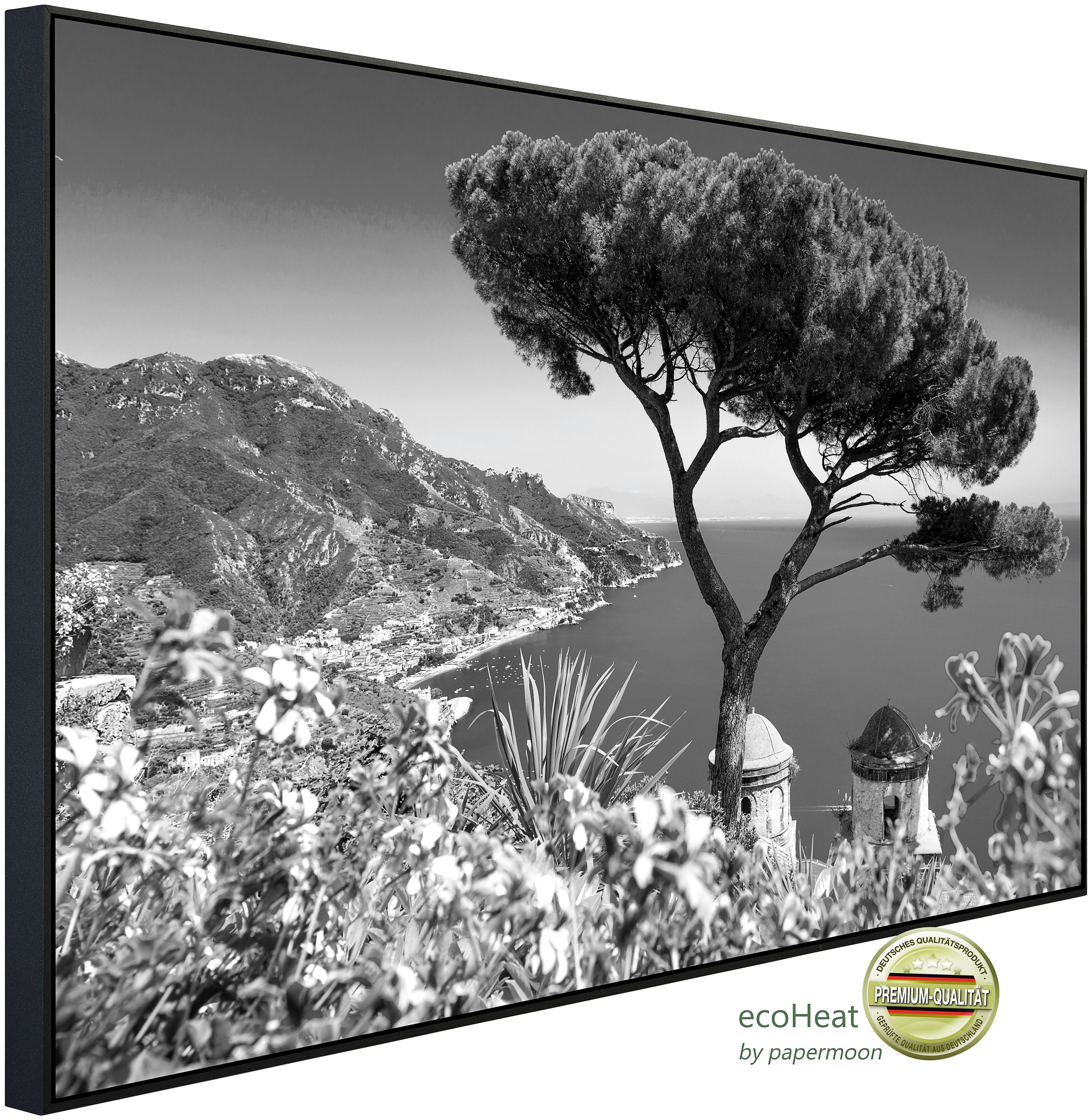 Papermoon Infraroodverwarming Landschap zwart & wit zeer aangename stralingswarmte verwarmingen multicolor