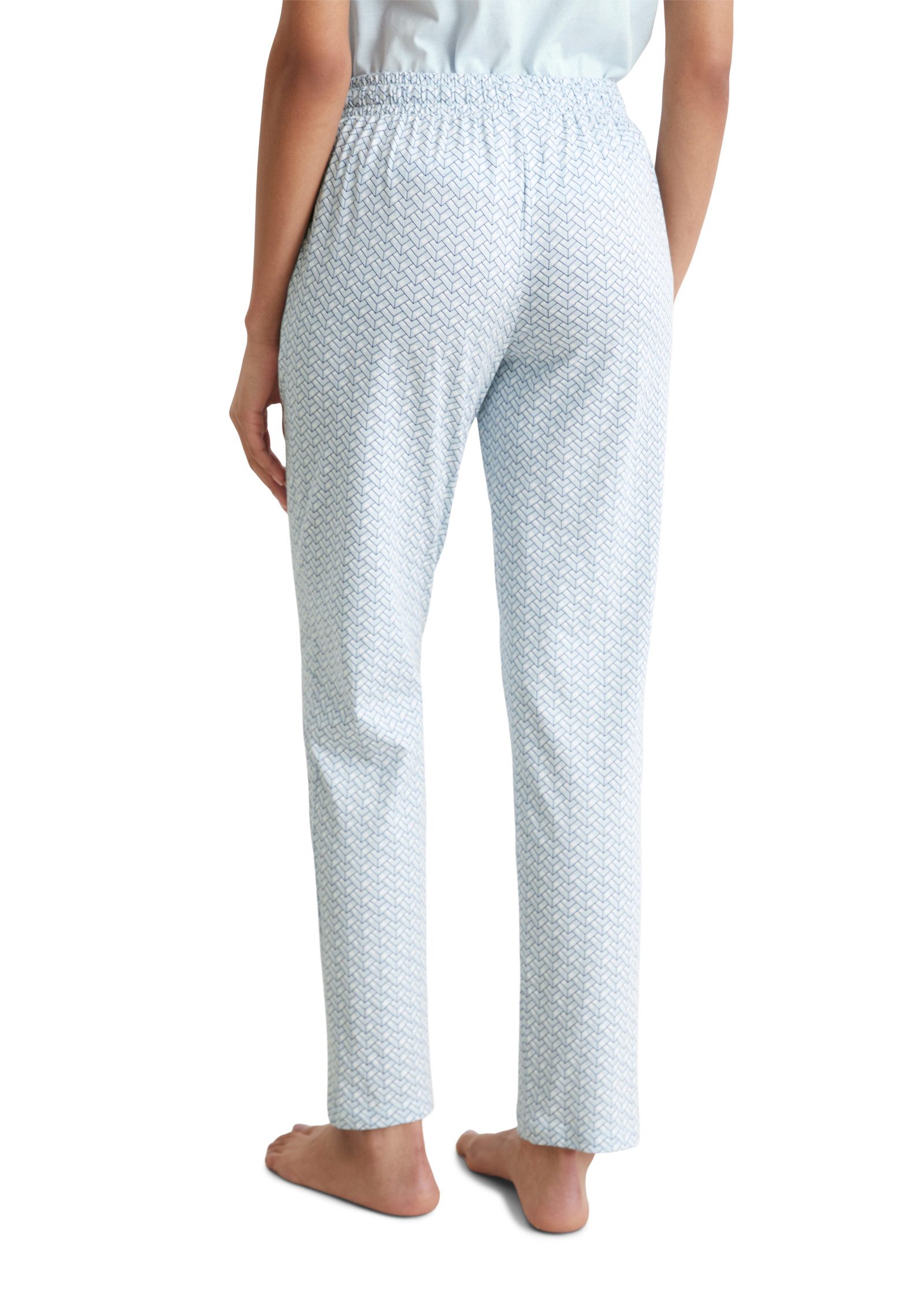 Marc O'Polo Pyjamabroek Mix & Match Cotton met klassiek alloverpatroon