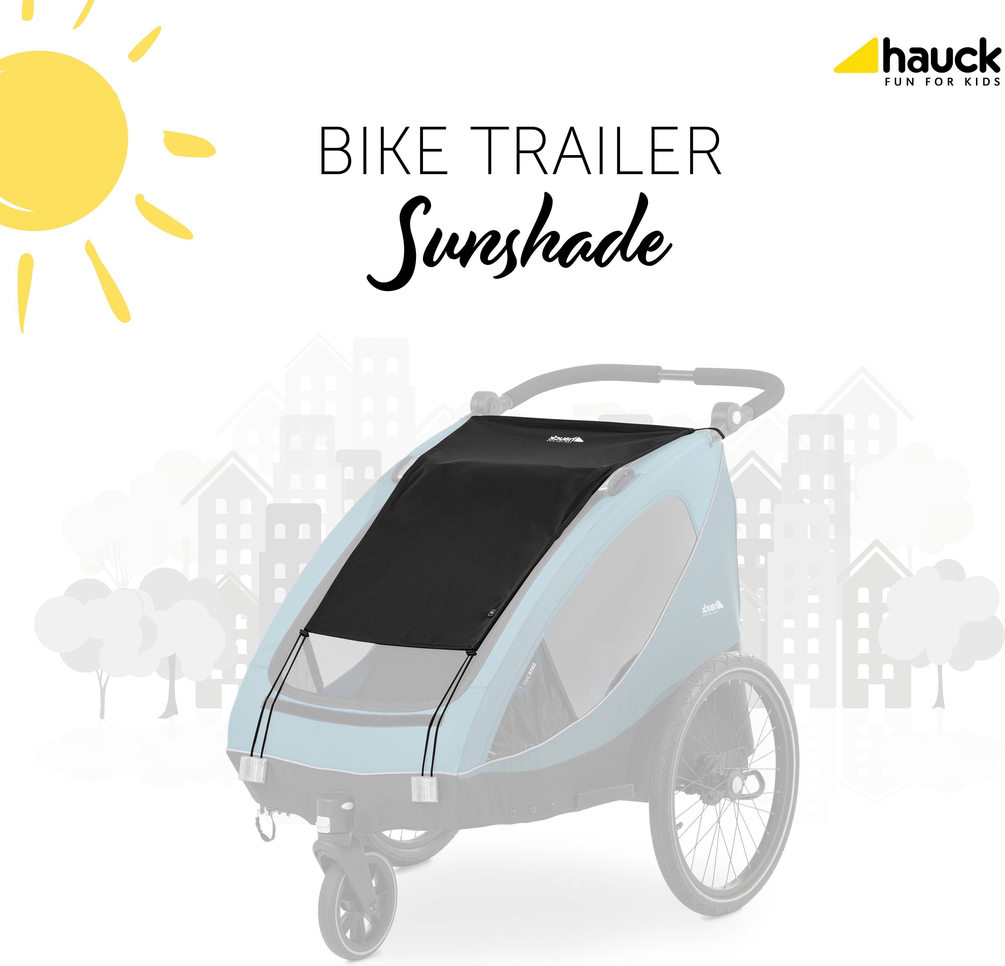 Hauck Zonnescherm voor kinderwagen Bike Trailer Sunshade, black