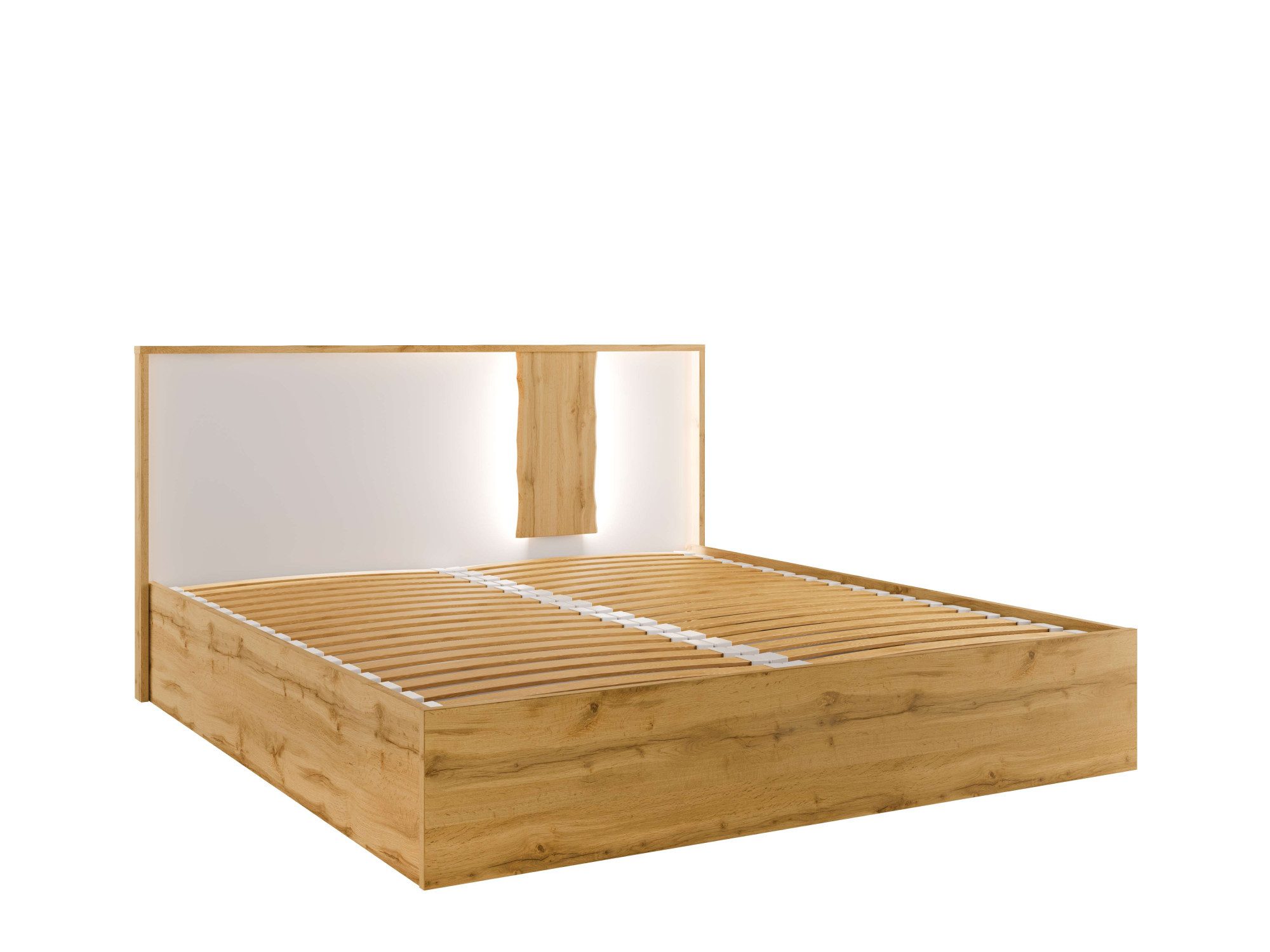 INOSIGN Bed Fabella zonder matras (slaapoppervlak 180x200 cm) Bed met opbergruimte en LED-verlichting, BxDxH 191,3x206,4x102,2 cm