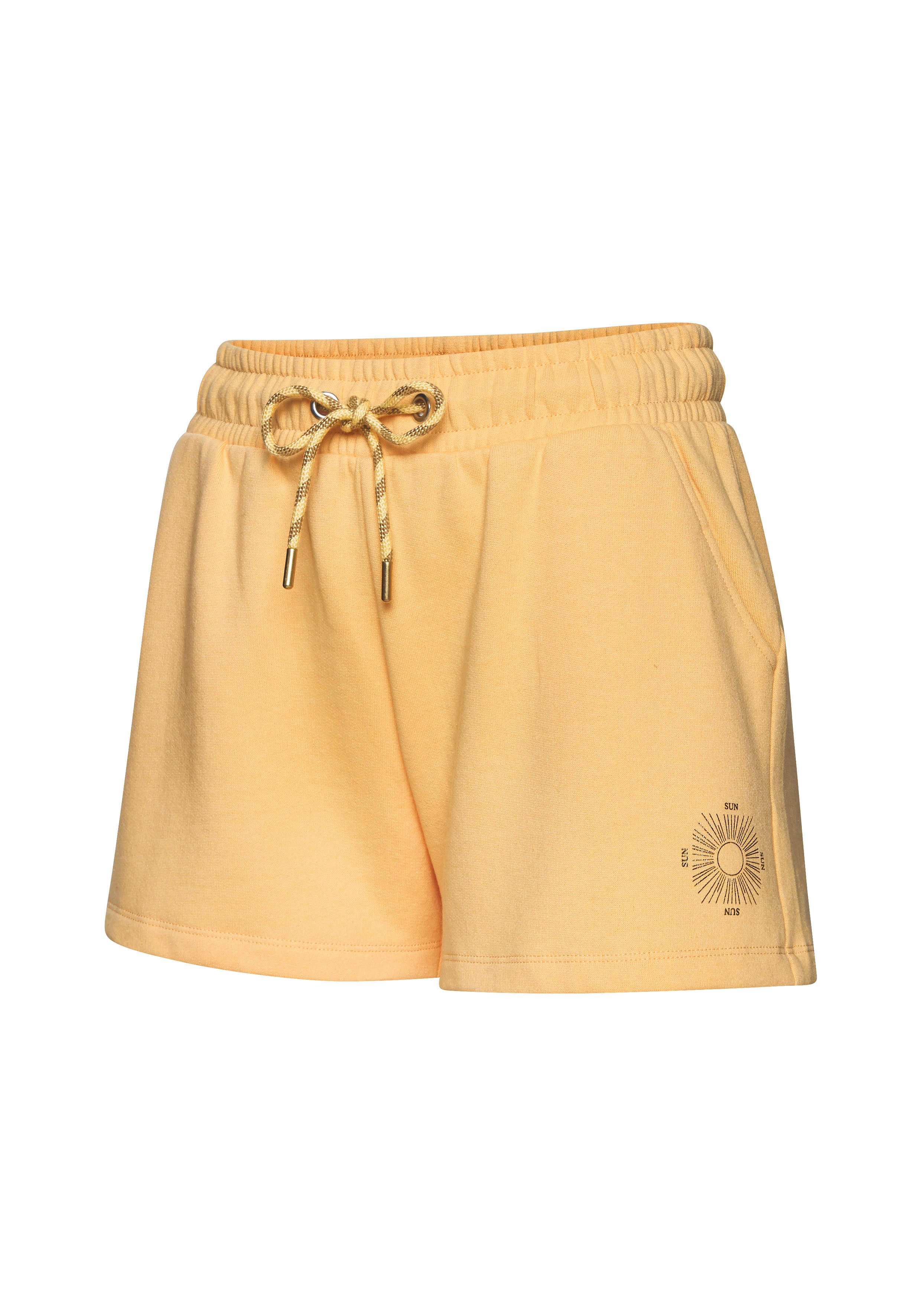 Buffalo Sweatshort Loungebroek met zijzakken en kleine print loungewear