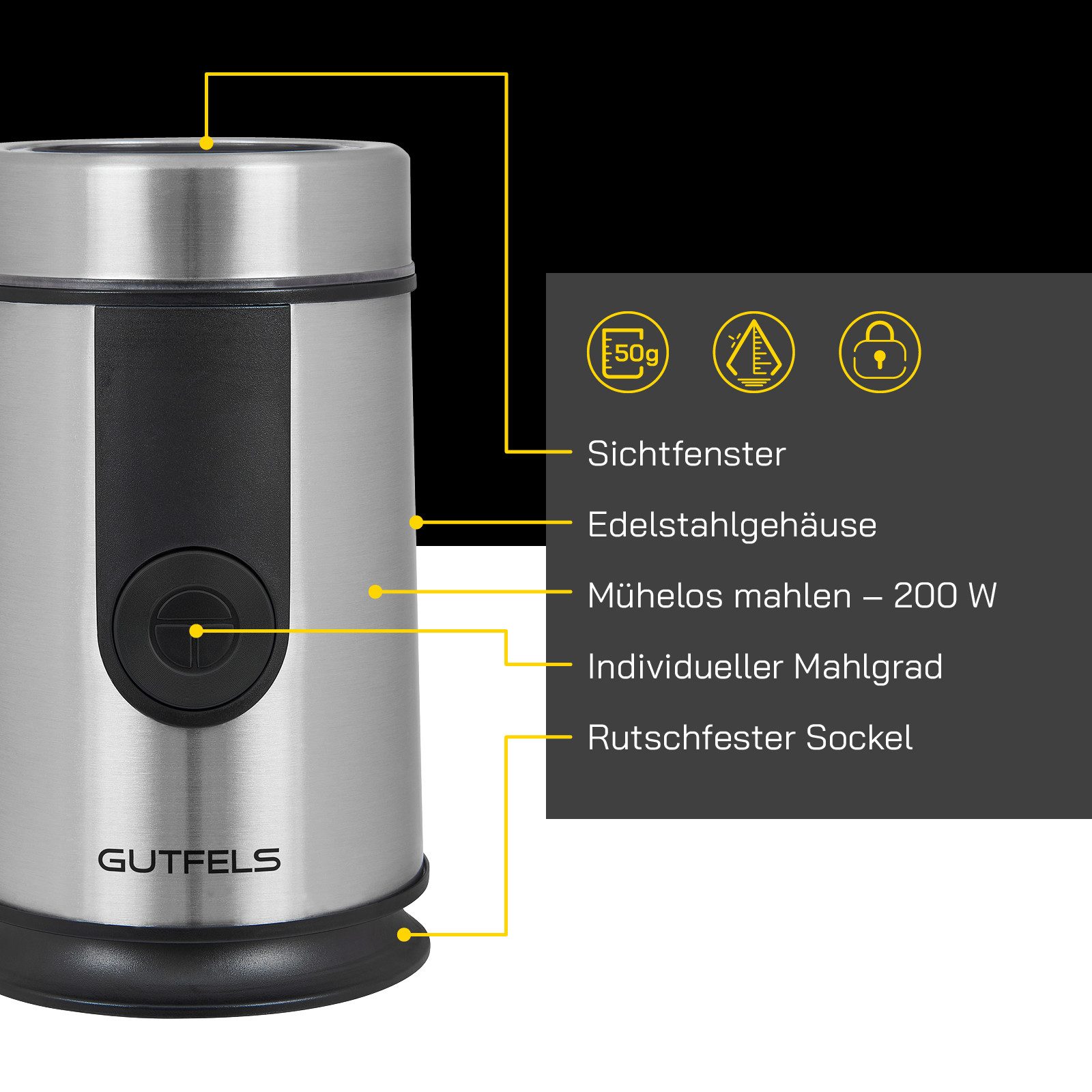Gutfels Koffiemolen COFFEE5010