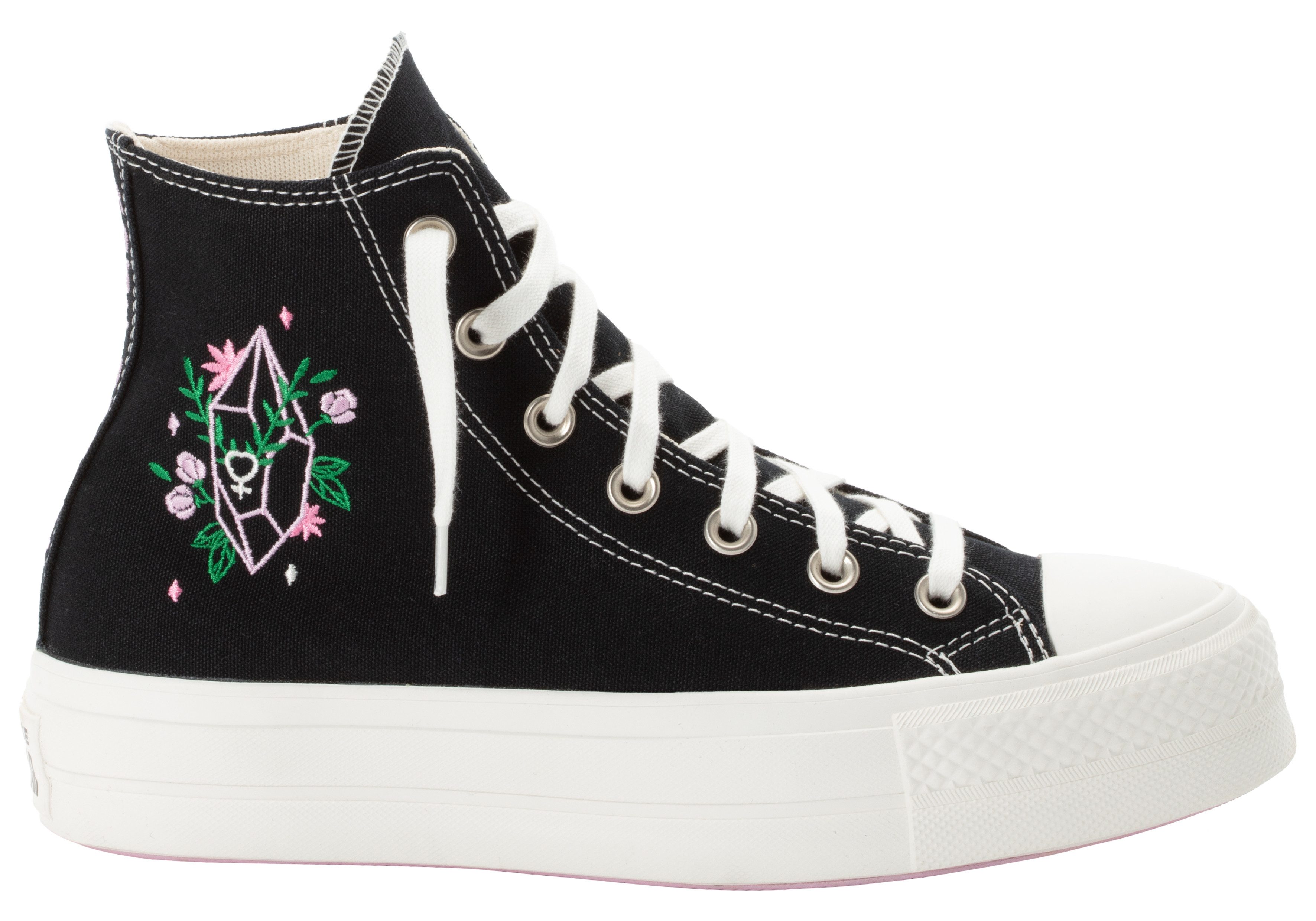 Converse Sneakers CHUCK TAYLOR ALL STAR LIFT PLATFORM EMBROIDERED CRYSTALS