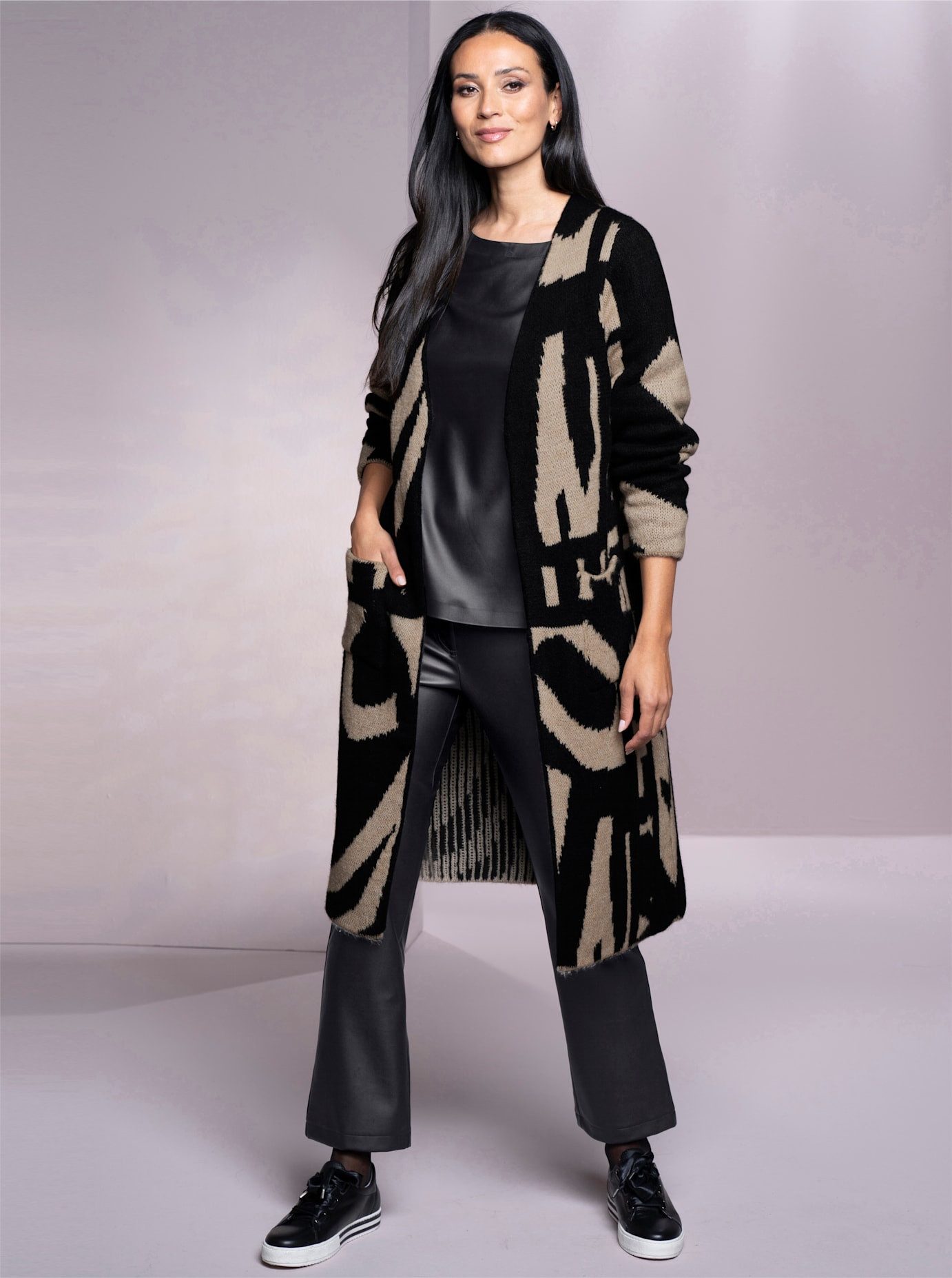 heine Imitatieleren broek