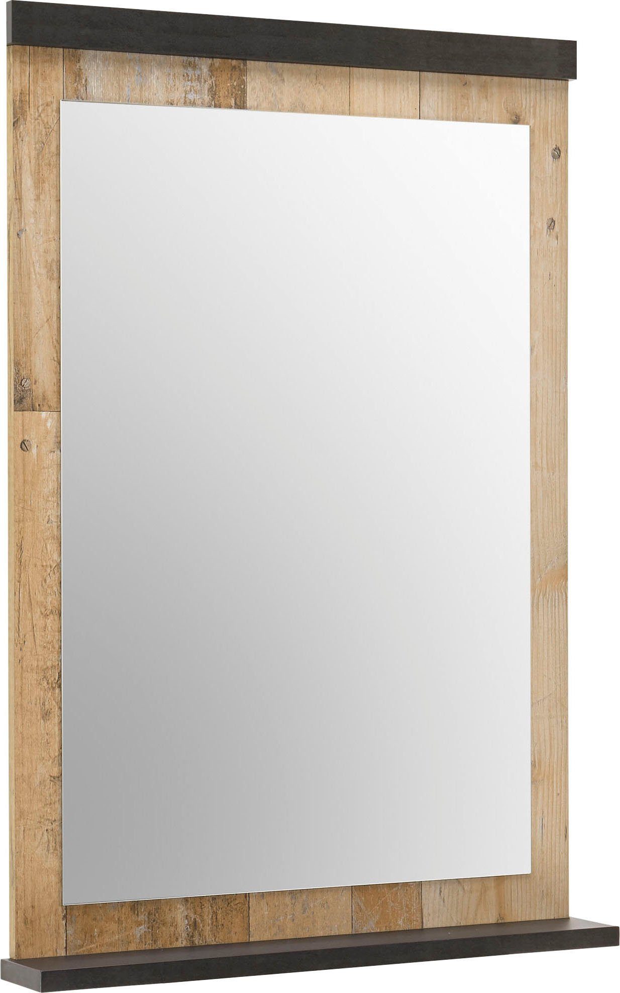 Home affaire Wandspiegel Sherwood in moderne houtlook, hoogte 95 cm