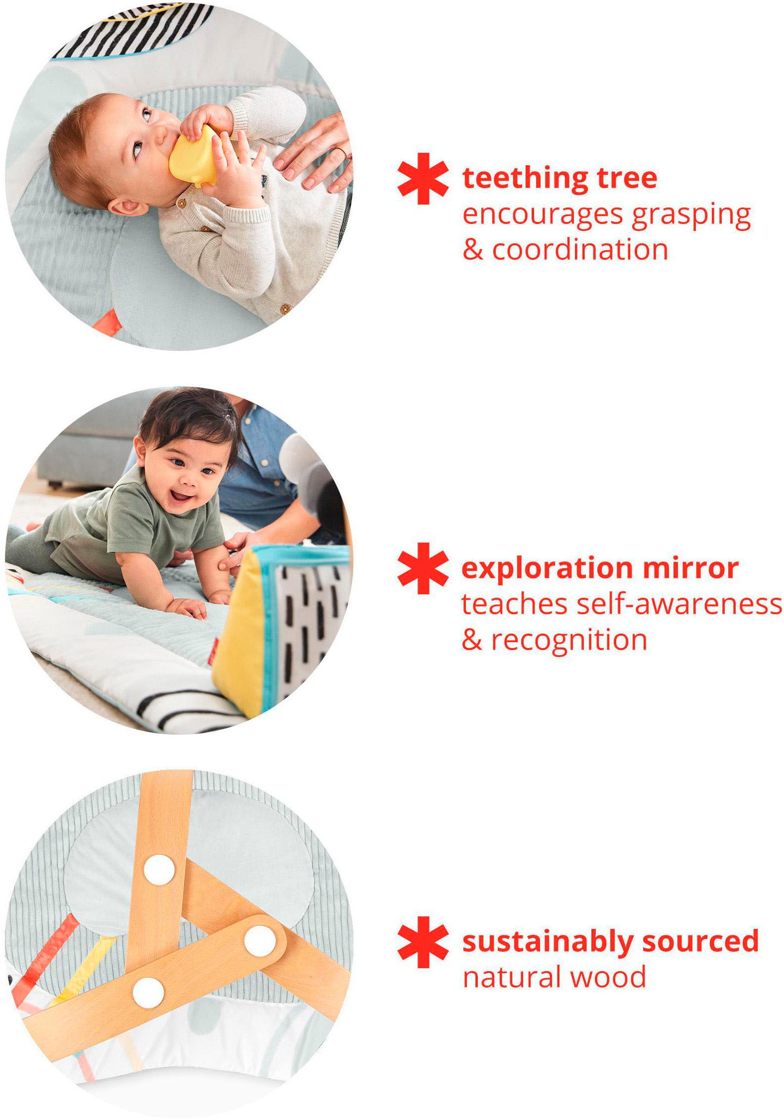 Skip Hop Speelboog Montessori met speelmat