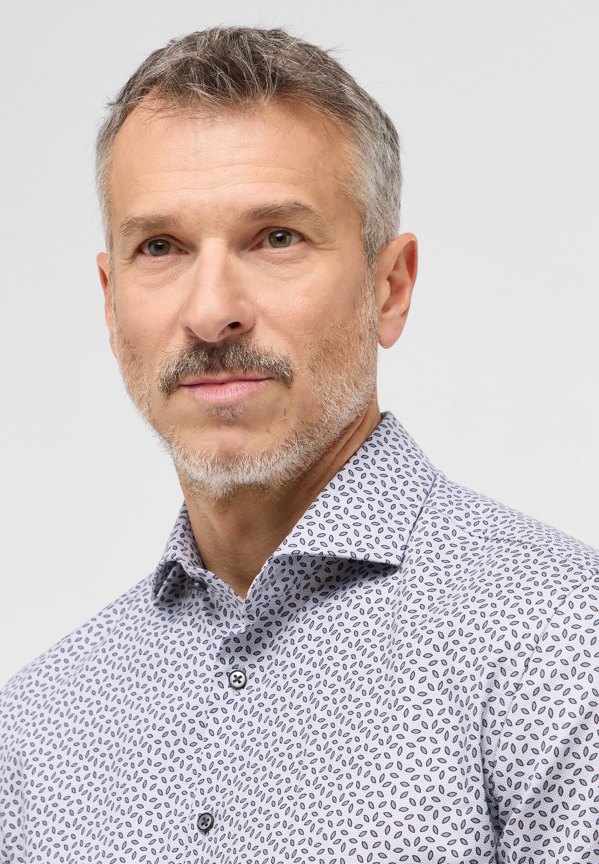 Eterna Overhemd met lange mouwen Slim fit NON IRON (strijkvrij)